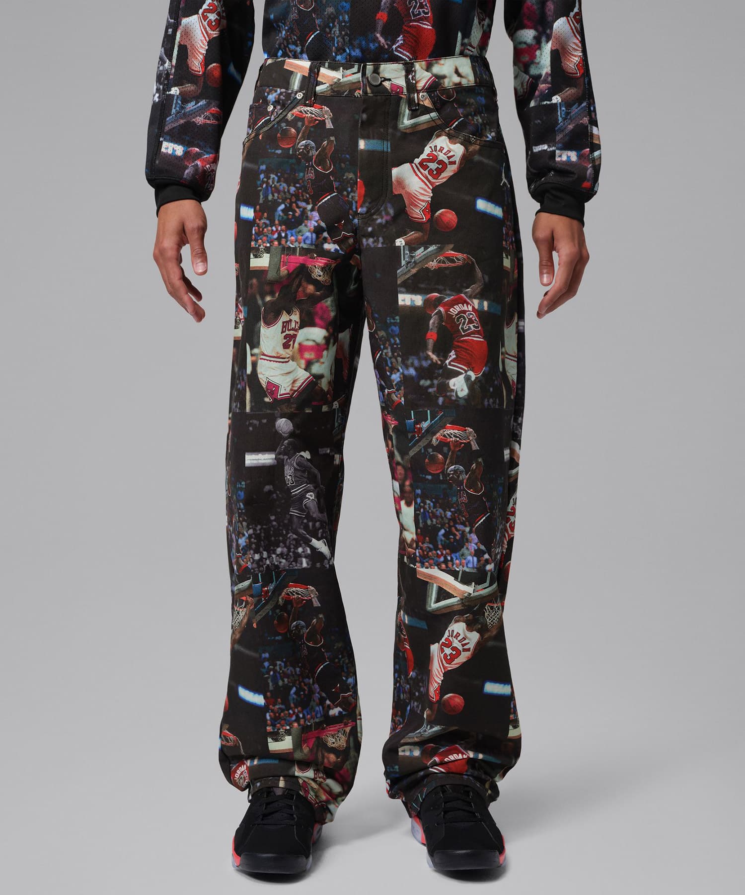 JORDAN BRAND M J FLT AOP WVN PANT BLACKの画像