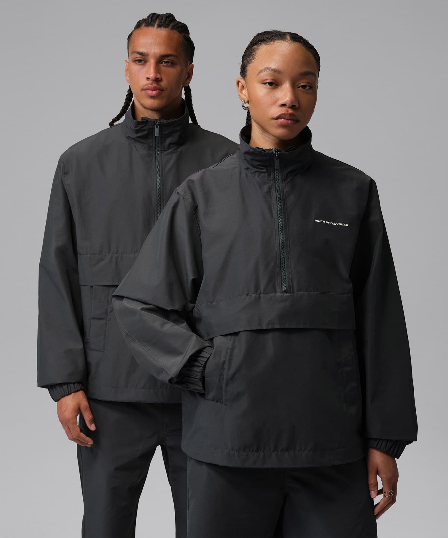 JORDAN BRAND BIKE HARF ZIP JKT BLACKの画像