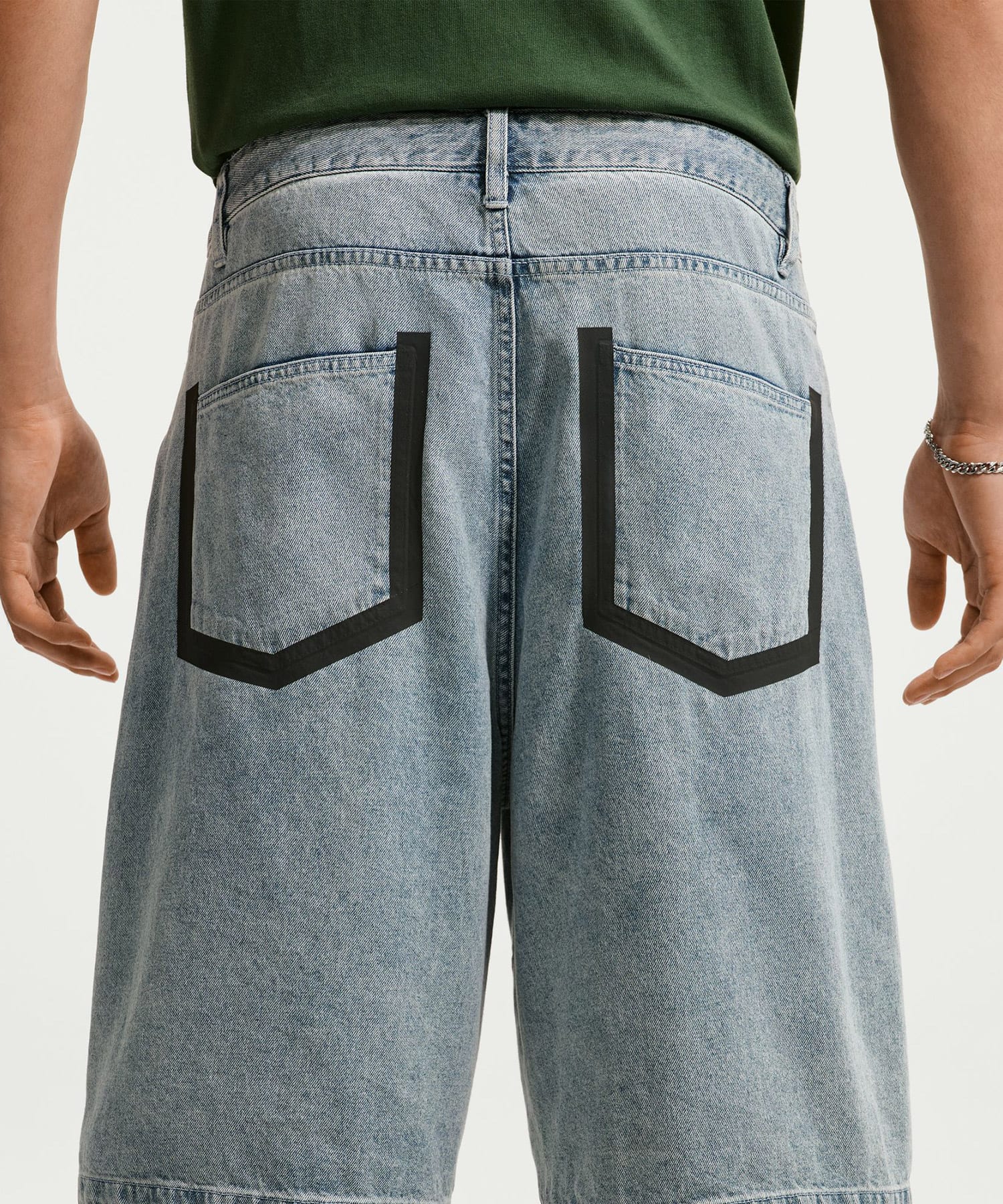 NIKE AS M NK YMH INDIGO DENIM SHORT BLUEの画像