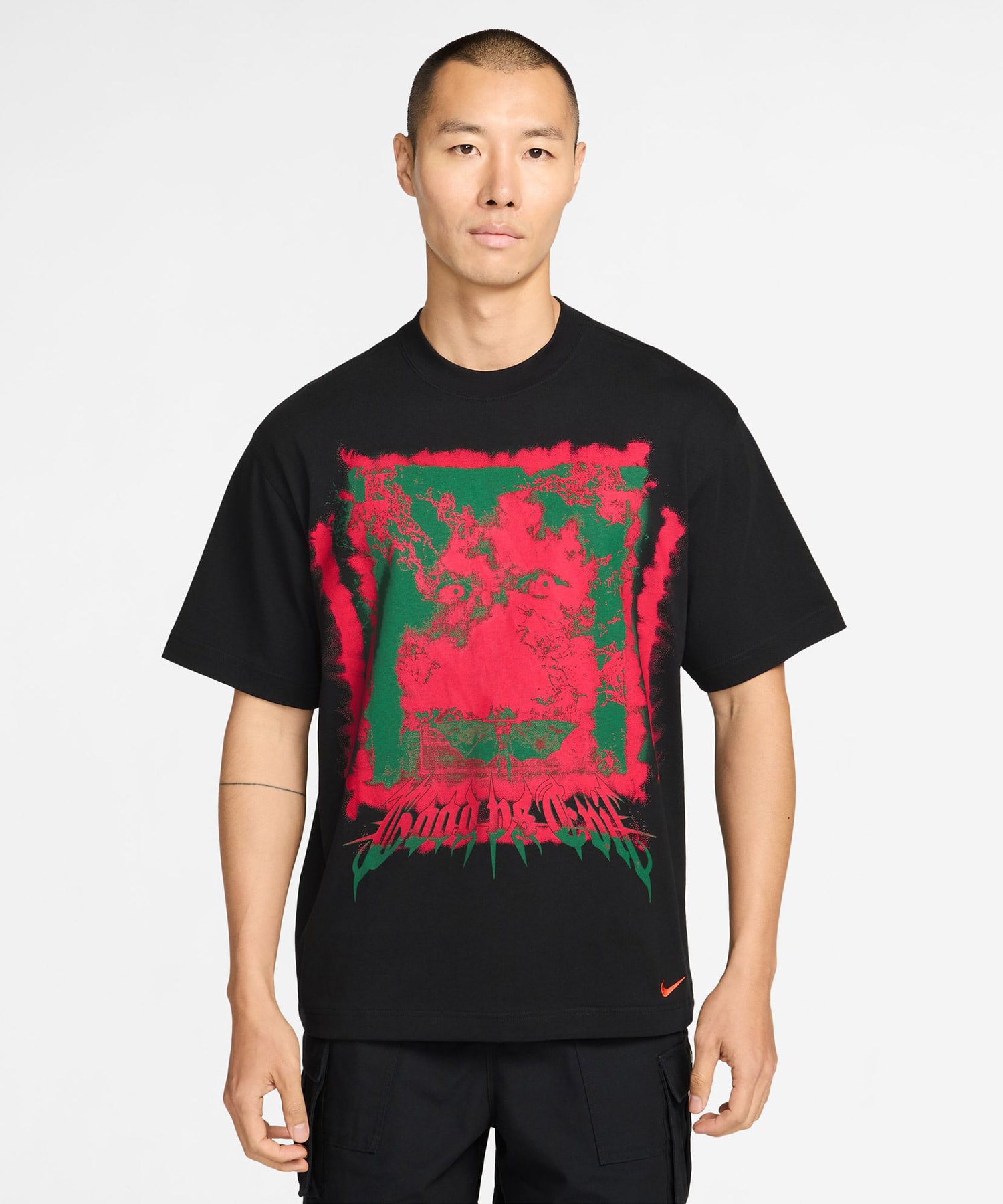 NIKE AS U NSW TEE LSE GOOD VS EVIL BLACKの画像