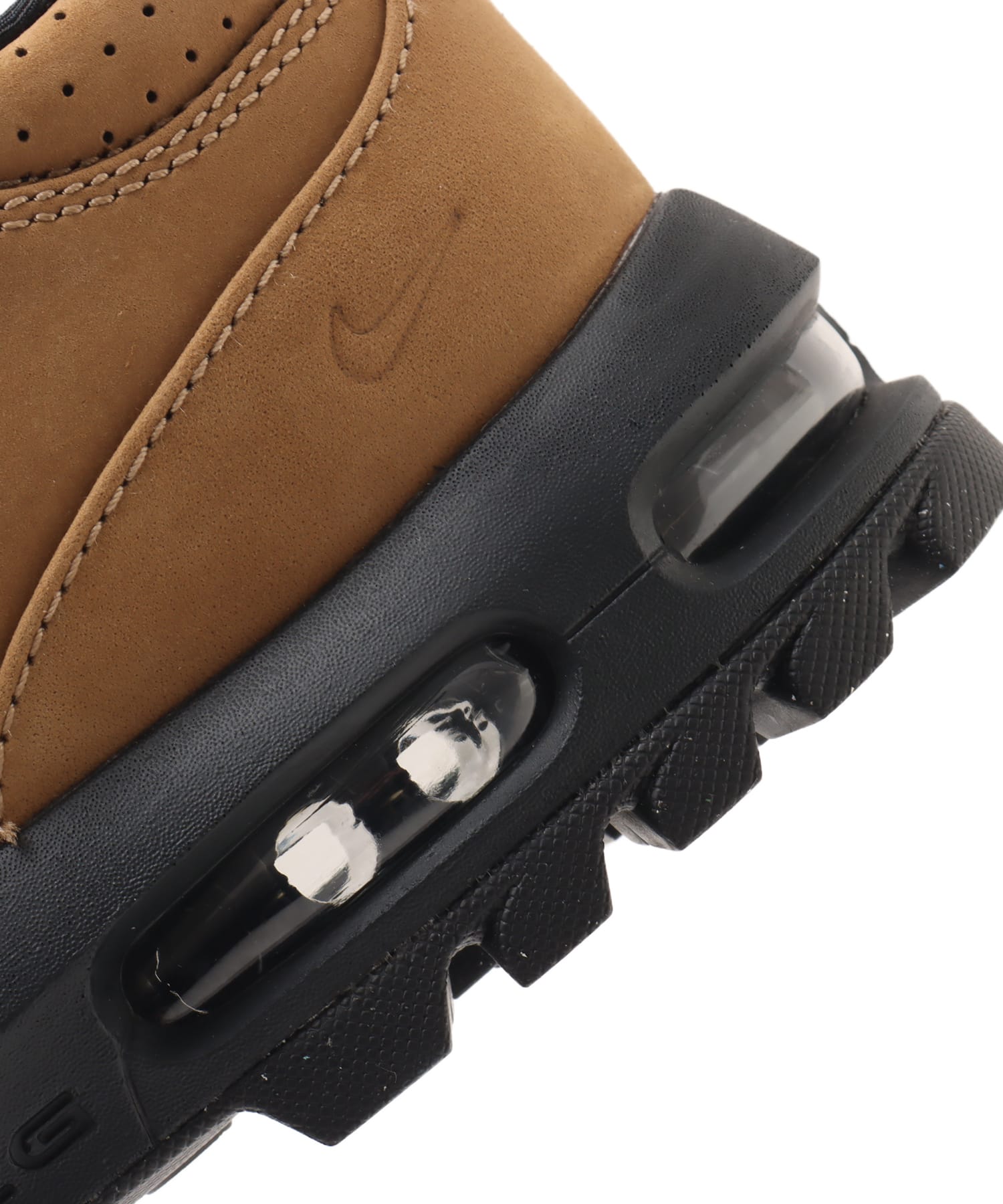 NIKE AIR MAX GOADOME LOW SP TAUPE/UNIVERSITY RED-BLACKの画像