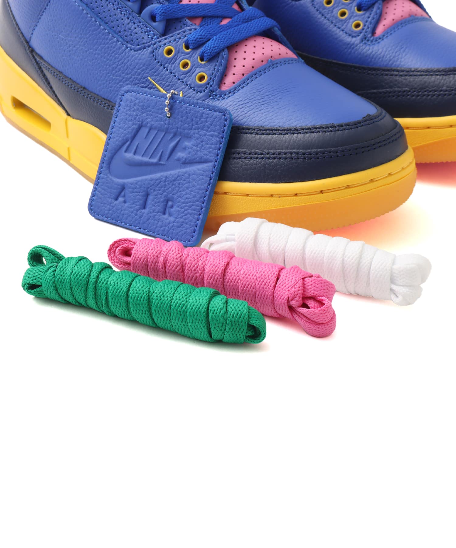 JORDAN BRAND AIR JORDAN 3 RETRO OG BZ SP RACER BLUE/LUCKY GREEN-BLUE VOIDの画像