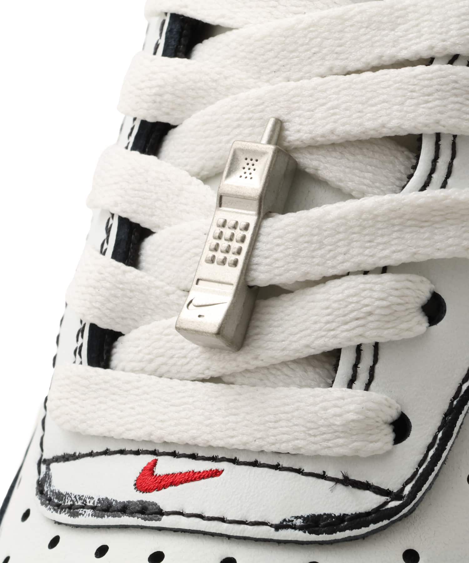 NIKE AIR FORCE 1 SUMMIT WHITE/MTLC SILVER-BLACK-GYM RED-MTLC COOL GREYの画像