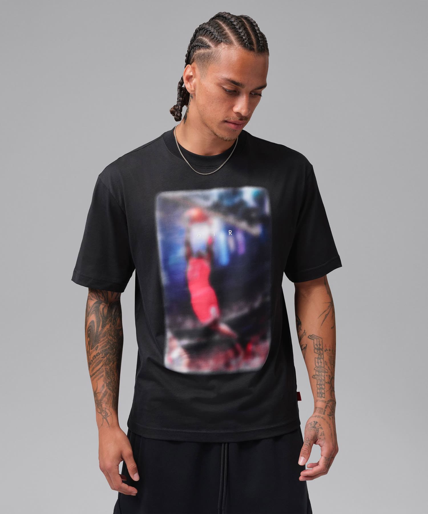 JORDAN BRAND M J BRK NC PSTR 85 SS CREW BLACKの画像