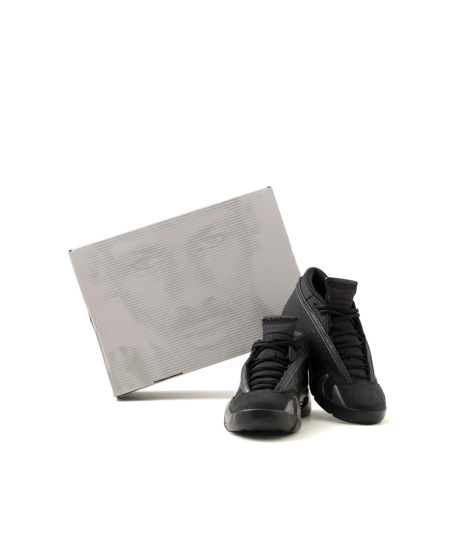 JORDAN BRAND AIR JORDAN XIV LOW BLACK/MEDIUM ASHの画像
