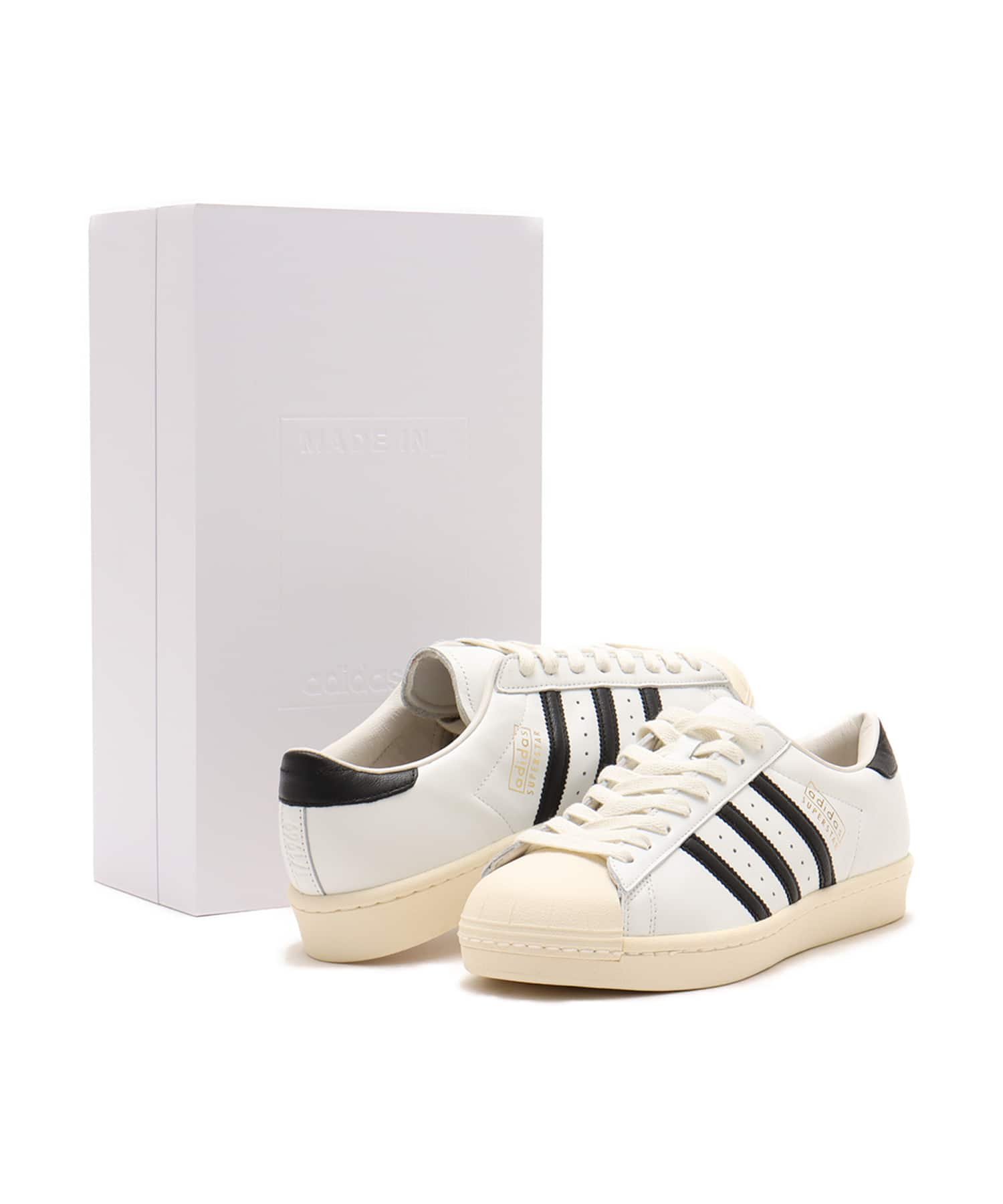 adidas SUPERSTAR VINTAGE MiG CORE WHITE/CORE BLACK/CREAM WHITEの画像