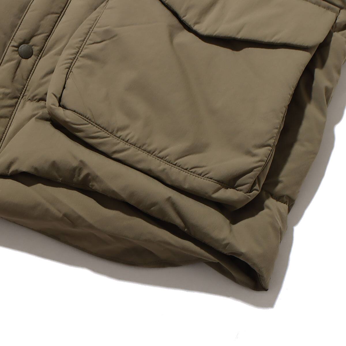 snow peak Recycled Nylon Ripstop Down Vest Beige 22FA-I