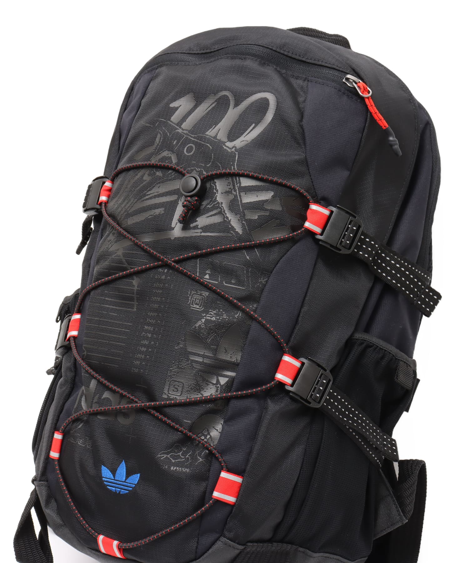 adidas 100 THIEVES BACKPACK カーボンの画像
