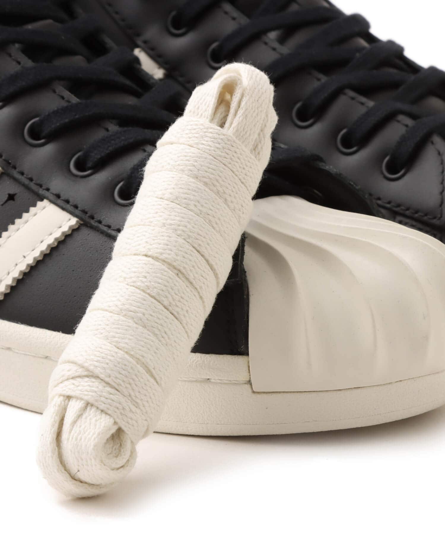 adidas SUPERSTAR BOOT LUXE THUG CLUB CBLACK/OWHITE/CBLACKの画像