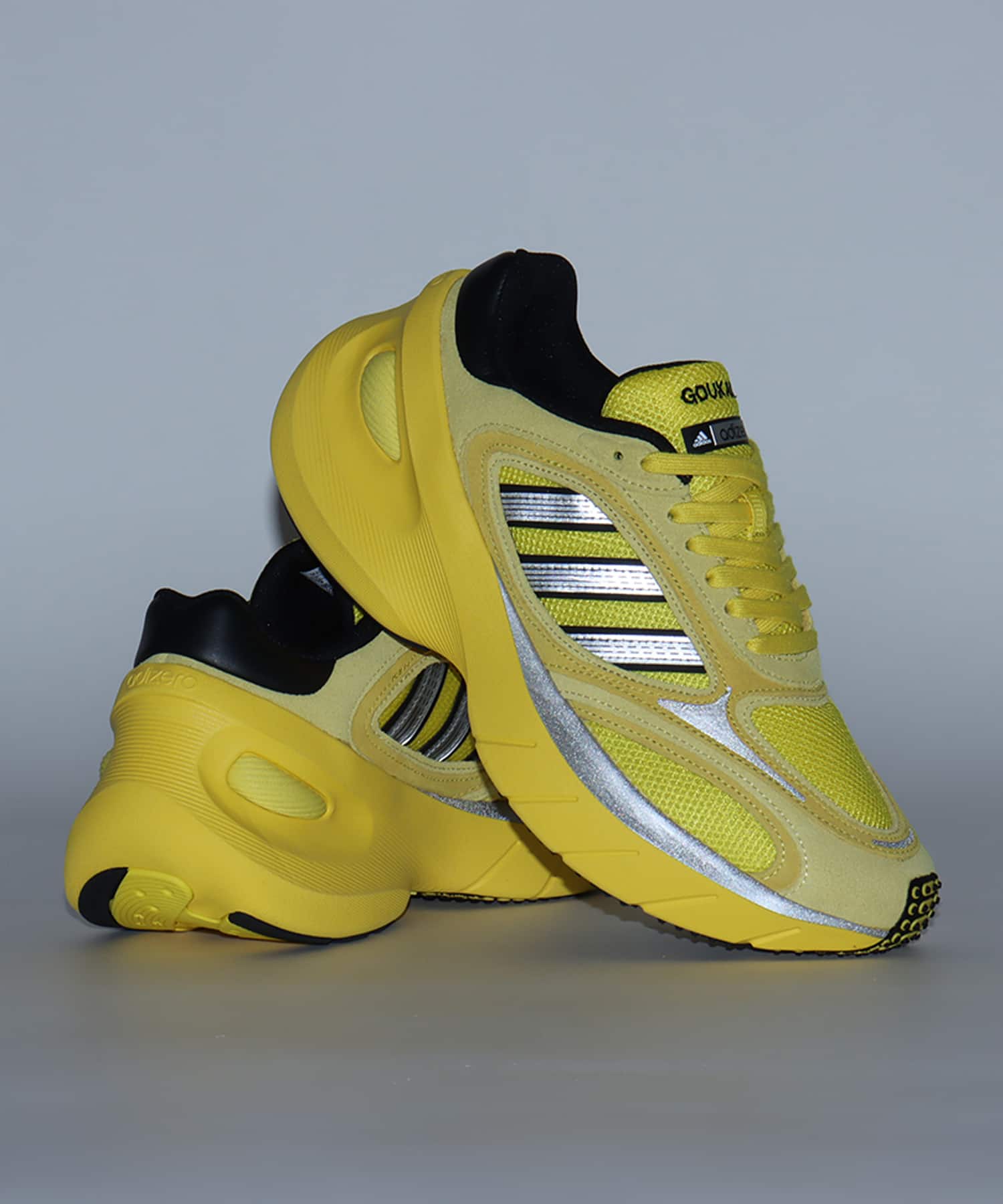 adidas ADIZERO GOUKANA YELLOW/LGTYEL/CBLACKの画像