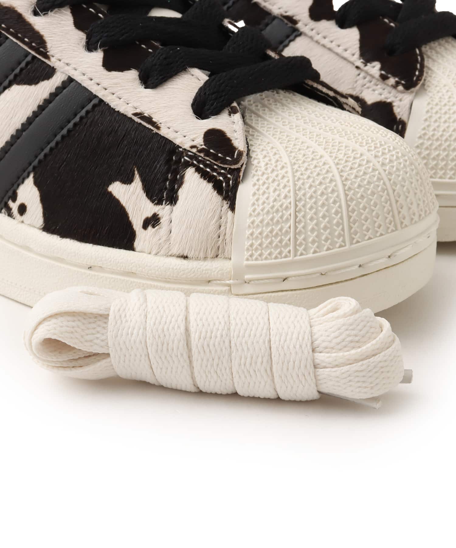 adidas SUPERSTAR II W CBLACK/CBLACK/OWHITEの画像
