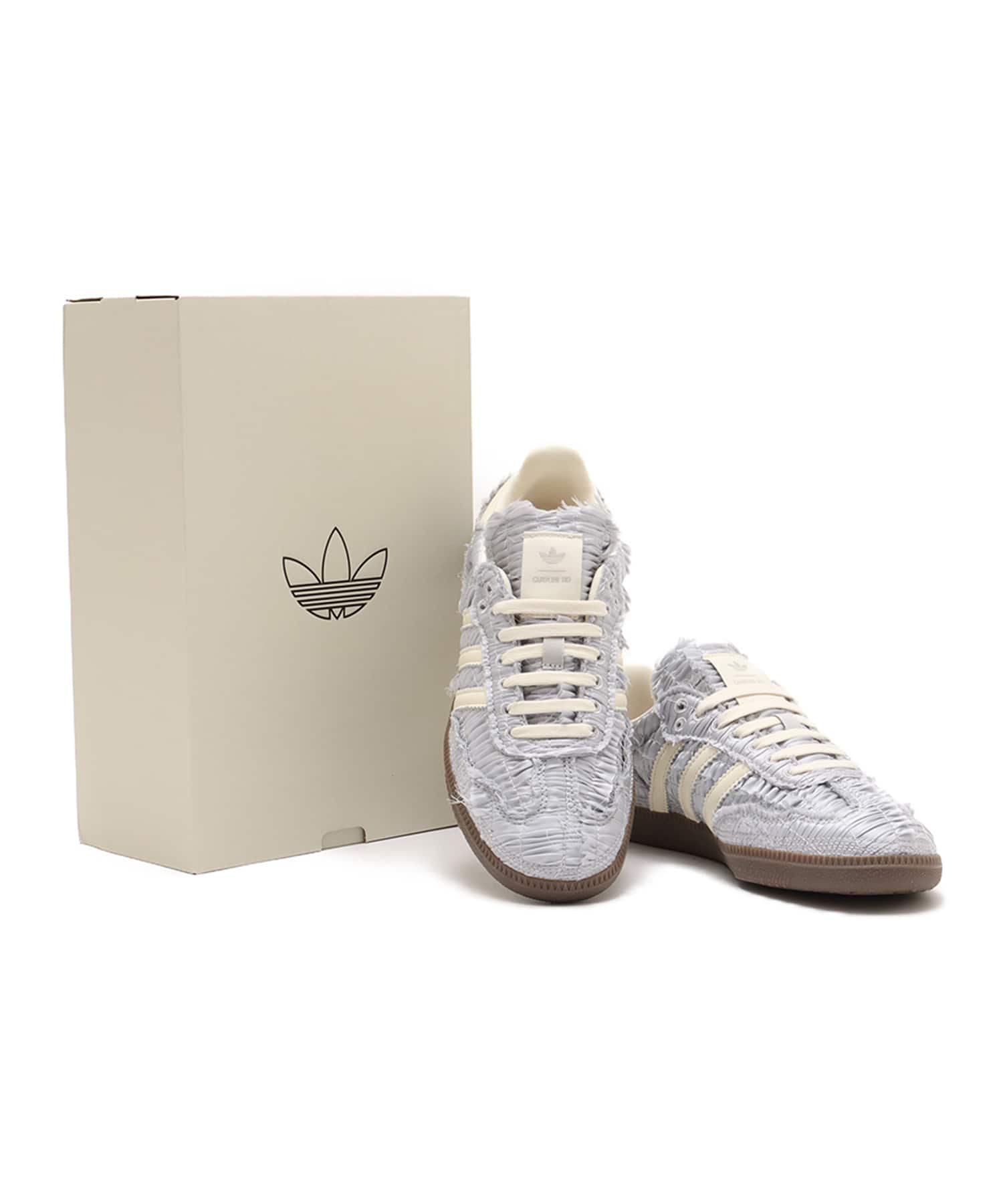 adidas SAMBA OG CAROLINE HU SILVMT/CREWHT/GUM5の画像