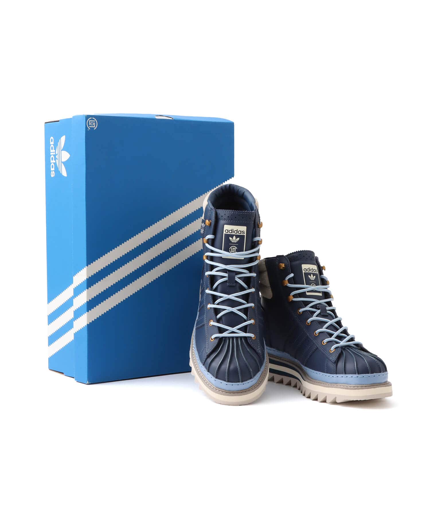 adidas CLOT PRO MODEL BY EDISON CHEN MINBLU/CREWHT/MINBLUの画像