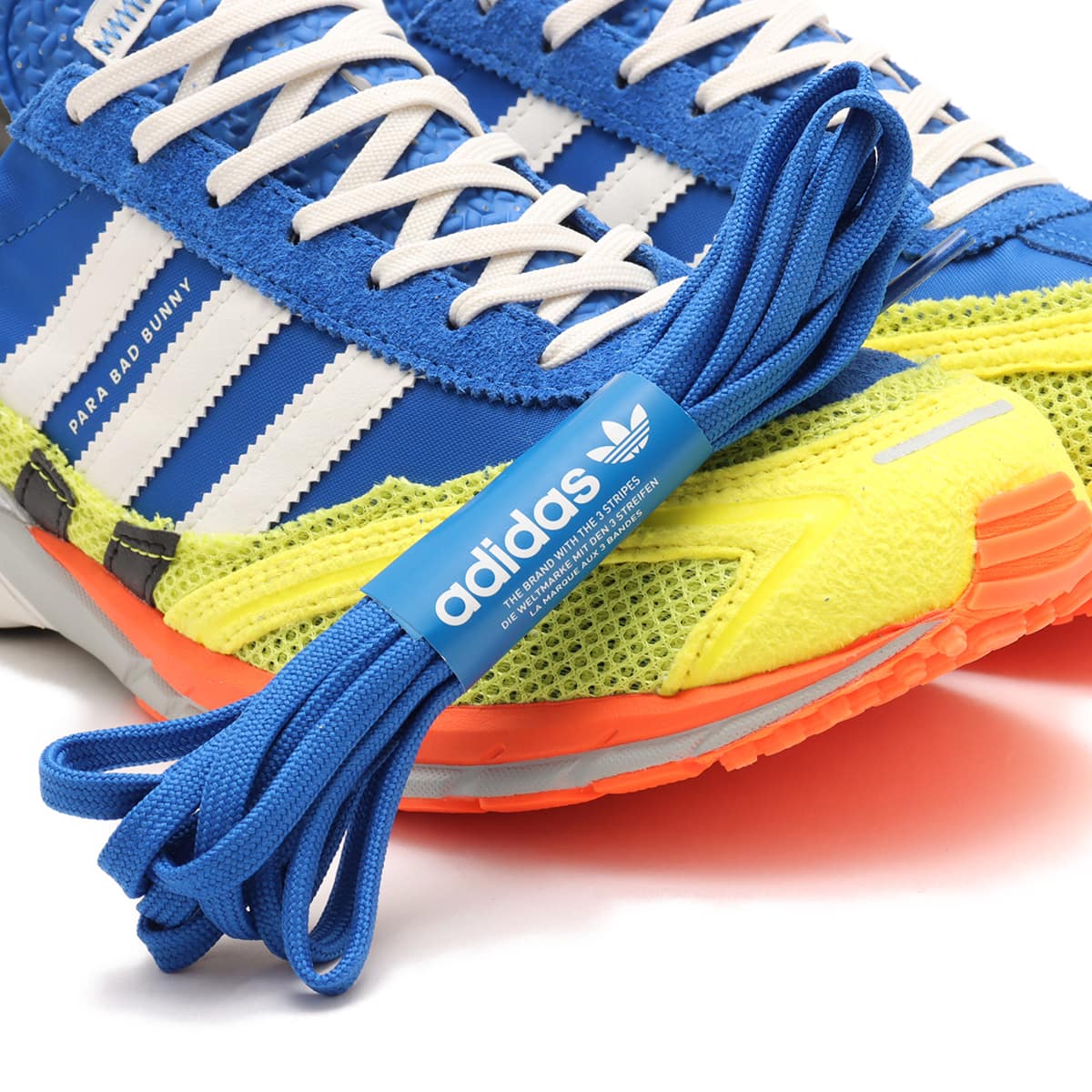 adidas BAD BUNNY ADIZERO 72 BLUE/CORE WHITE/SHOCK YELLOW