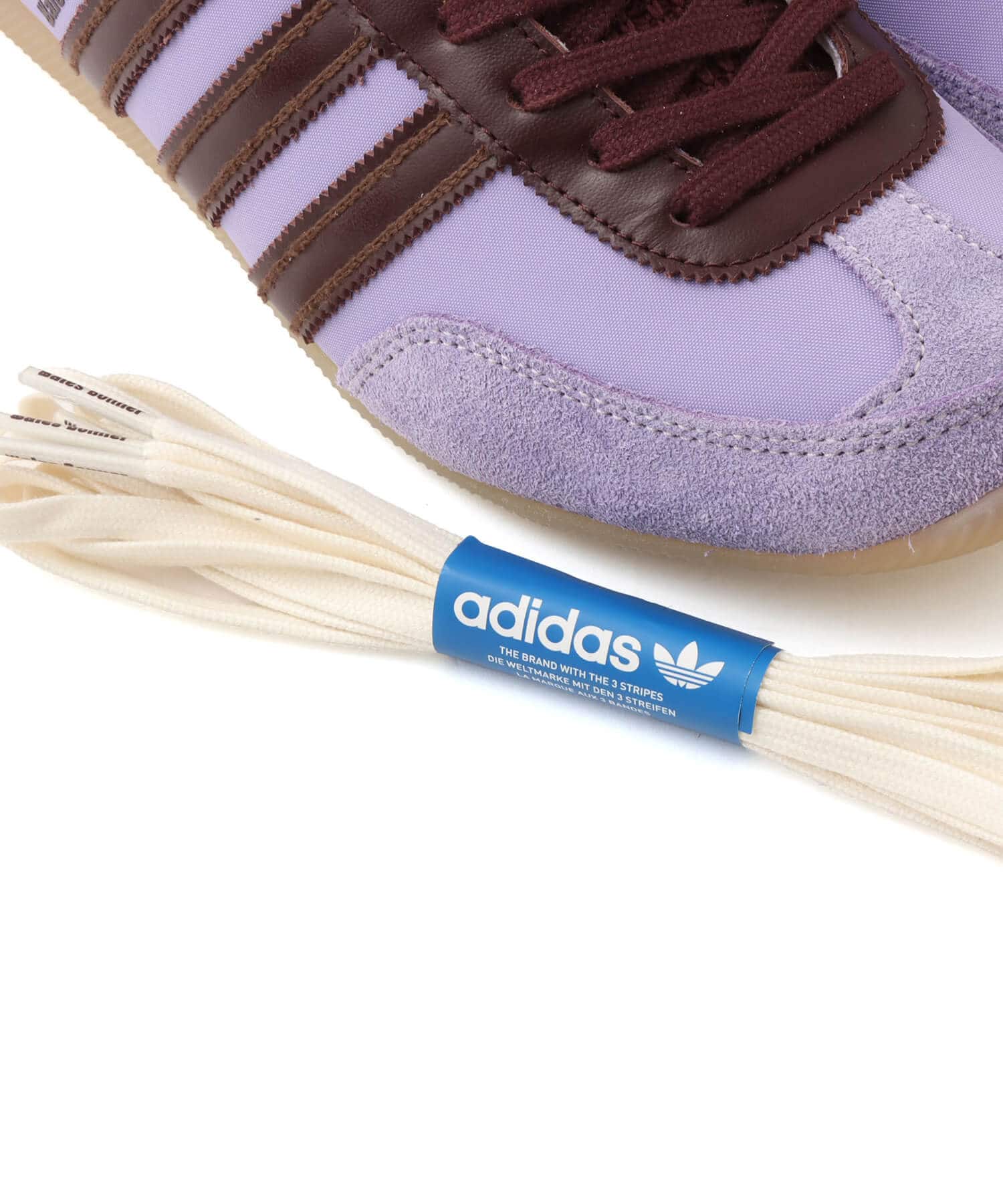 adidas WALES BONNER JAPAN CREWHT/LPURPL/NGTREDの画像