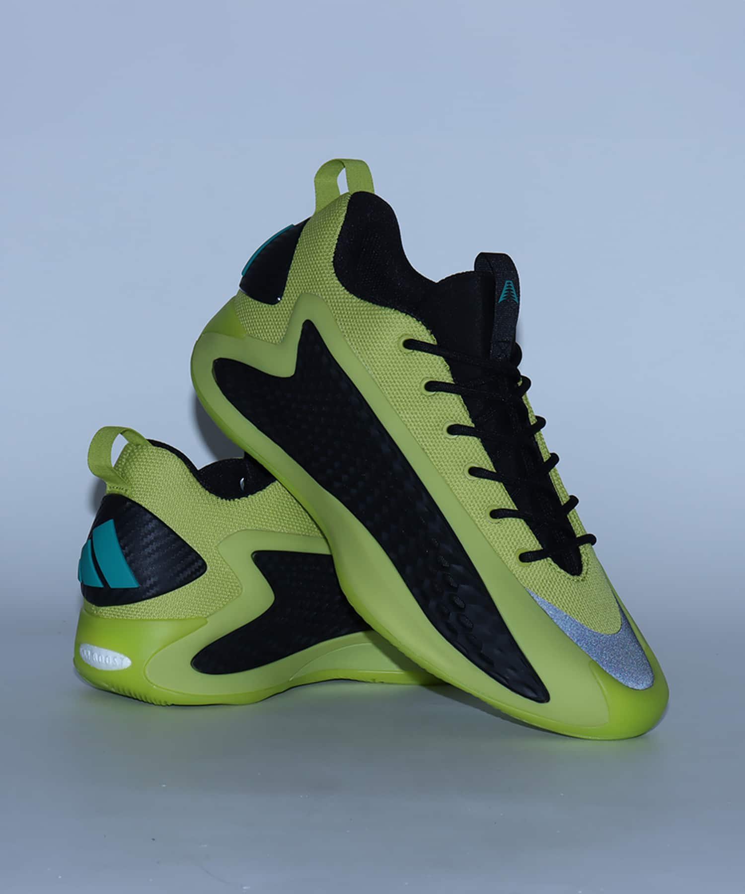adidas ANTHONY EDWARDS 1 LOW PRELIM/CBLACK/PURTEAの画像