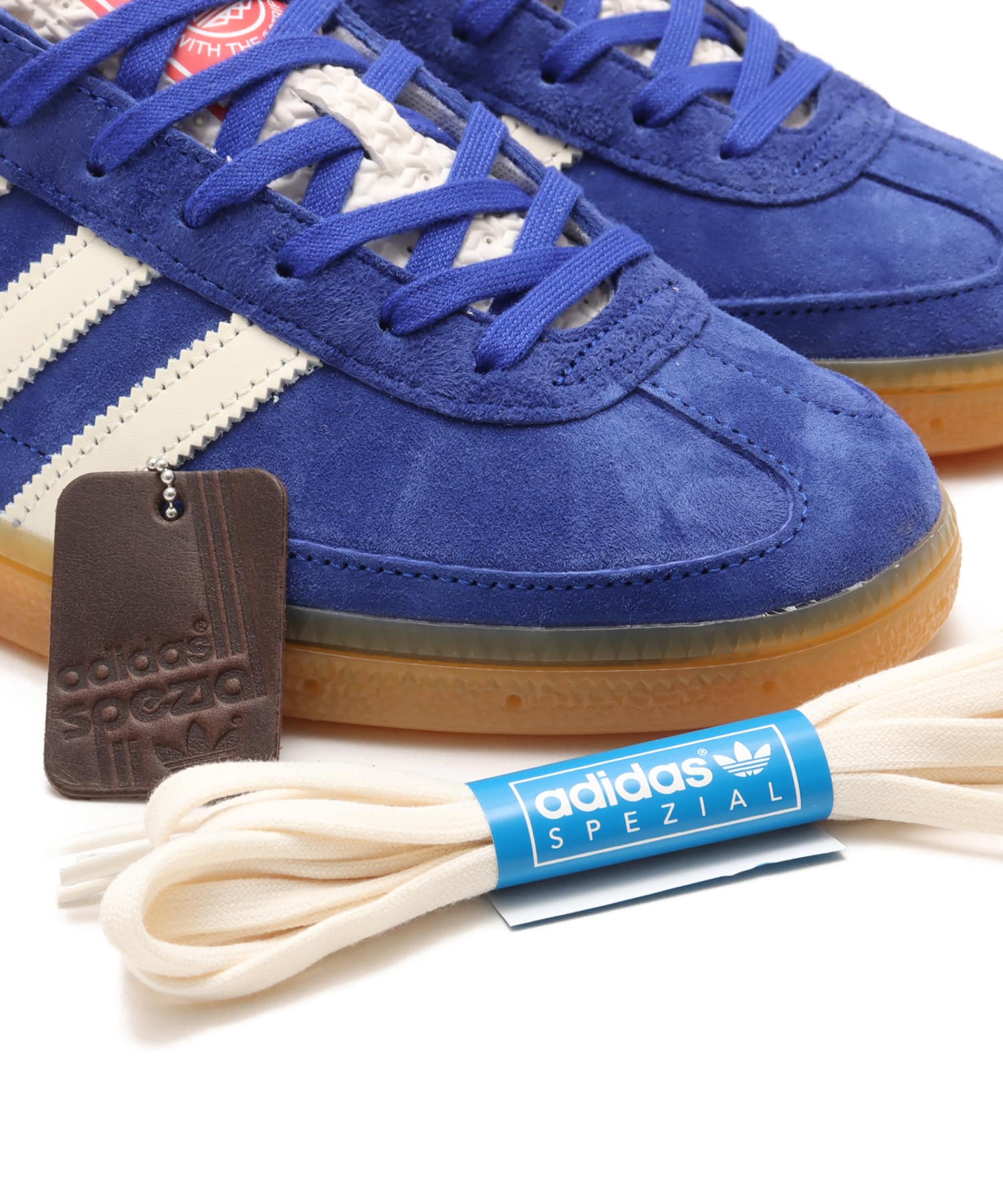adidas HANDBALL CUP SPZL ｾﾐLUCID BLUE/CREAM WHITE/GUMの画像
