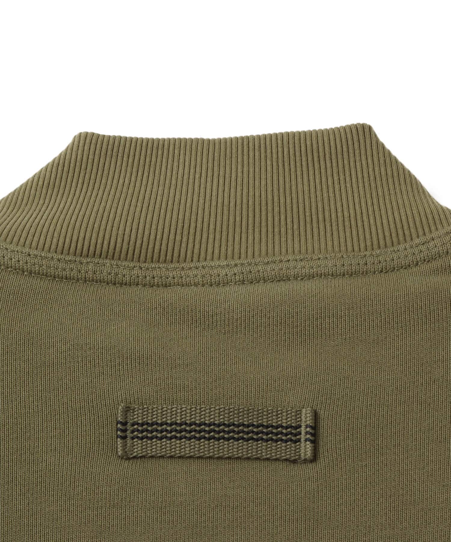 adidas EQUIPMENT BLOCKED HALF-ZIP フォーカスオリーブ/ブラックの画像