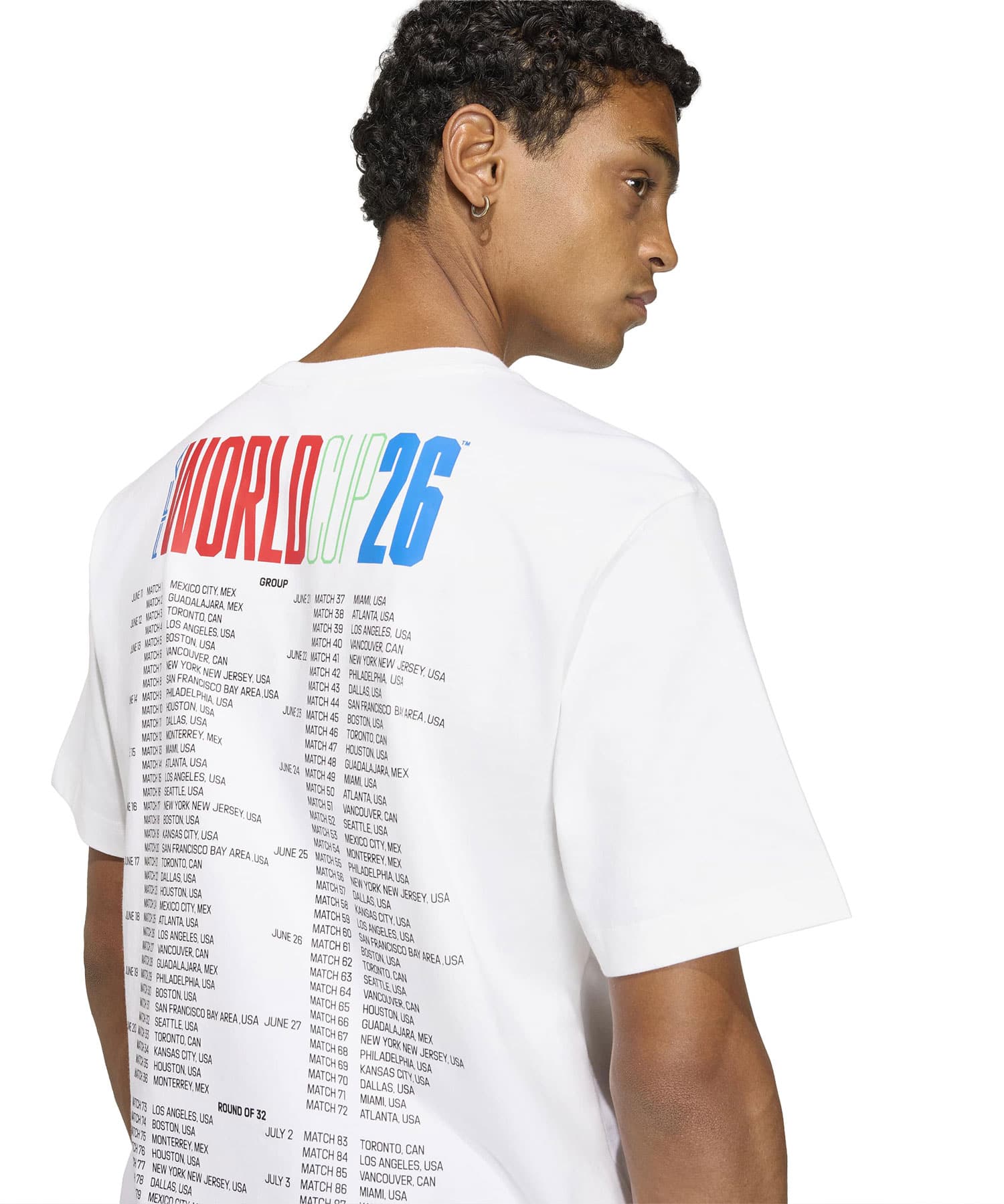 adidas WORLD CUP TOUR TEE ホワイトの画像