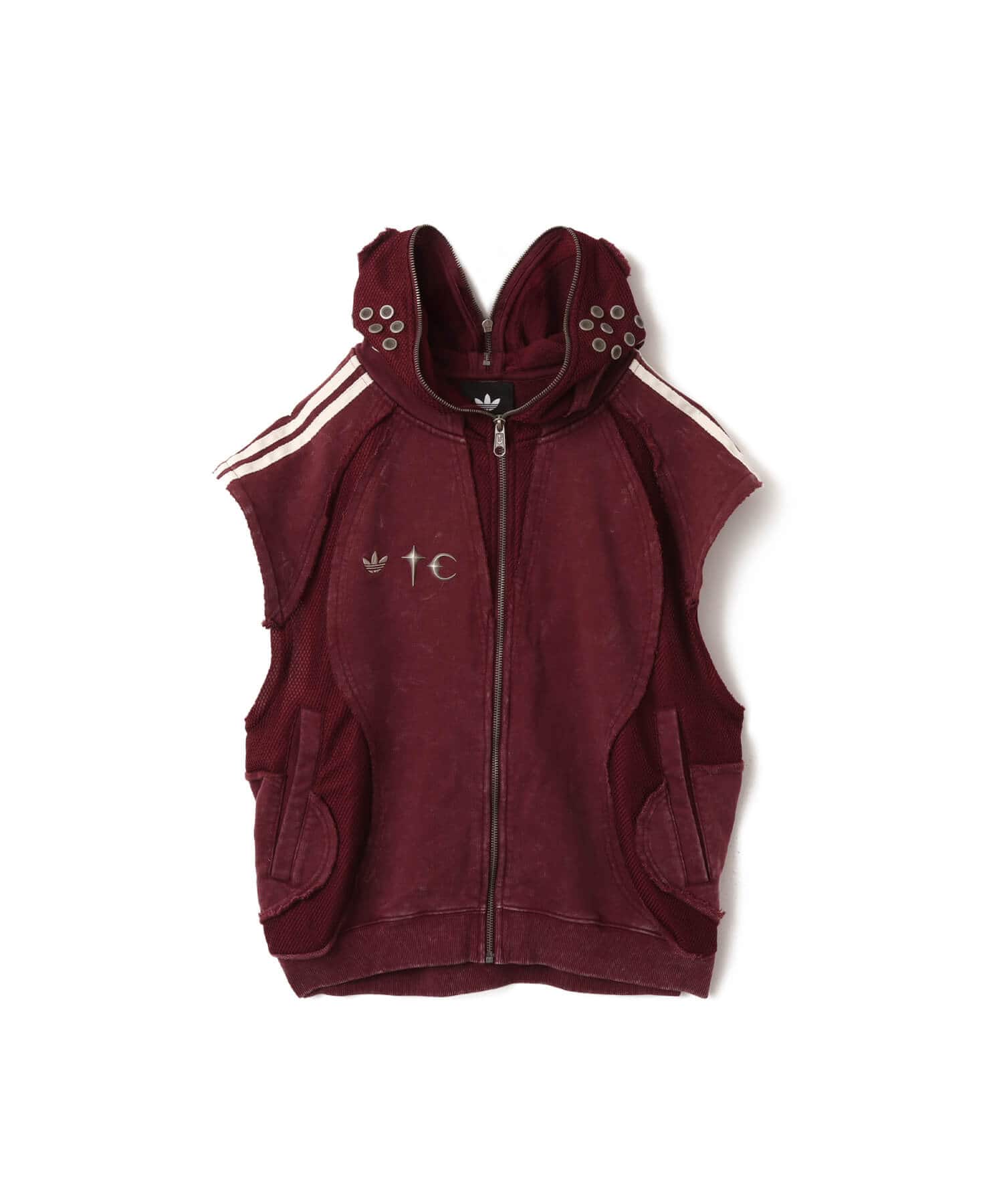 adidas THUG CLUB TEAMGEIST HOODED ZIP UP マルーン