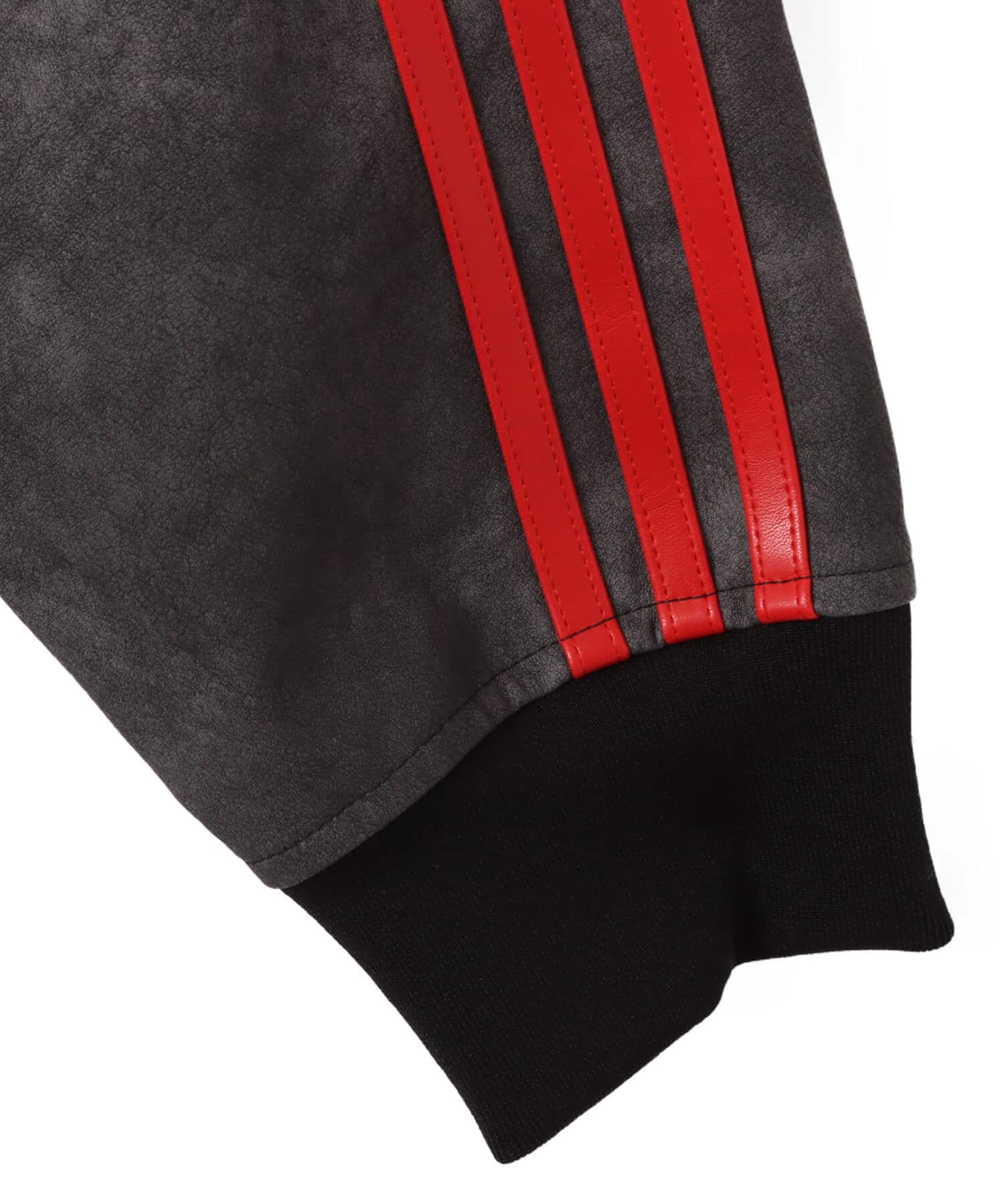 adidas THUG CLUB TEAMGEIST FAUX LEATHER JACKET ブラック/アンティークシルバーの画像