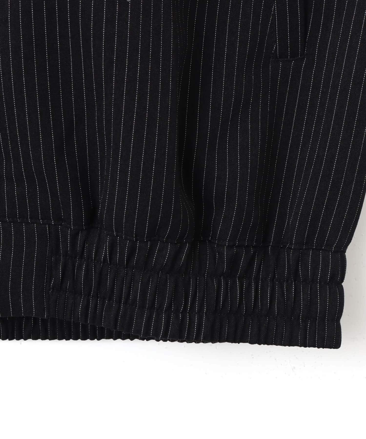 adidas FIREBIRD LOOSE PINSTRIPES TRACK TOP ブラックの画像