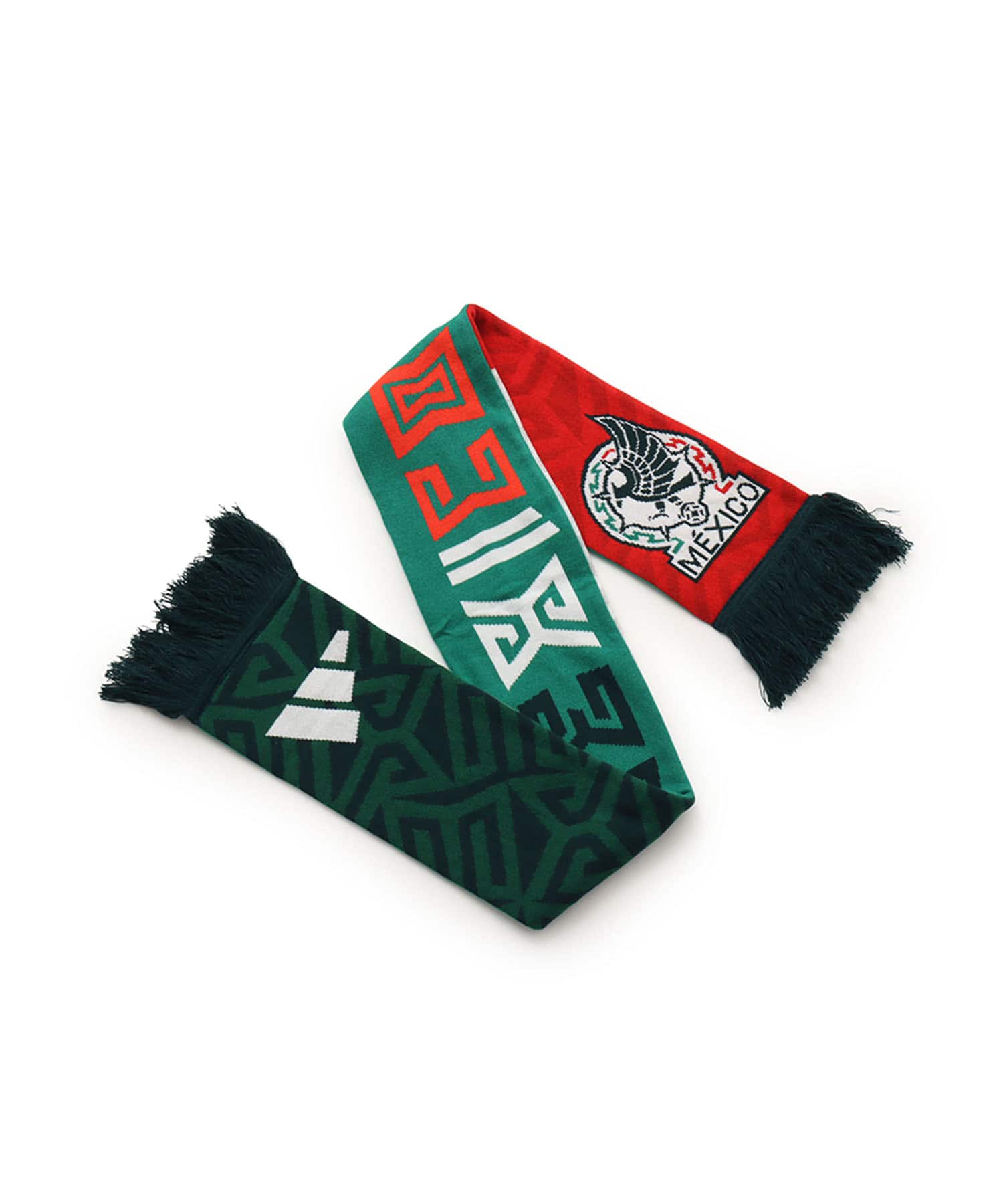 adidas メキシコ代表 SCARF ボールドグリーン/オーロラアイビーの画像