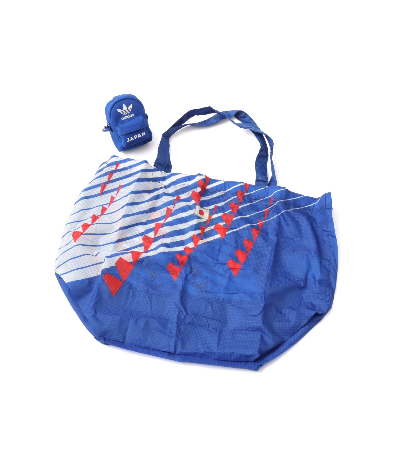 adidas サッカー日本代表 PACKABLE BAG BRING BACK パワーブルーの画像