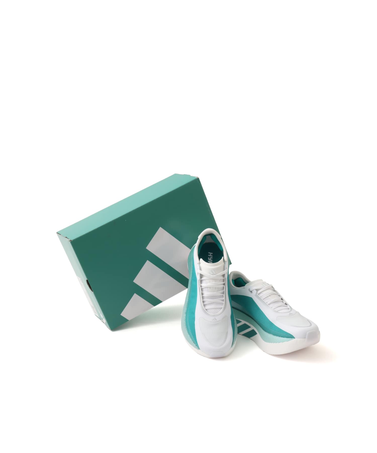 adidas HYPERBOOST EDGE M FTWWHT/EQTGRN/ZEROMTの画像