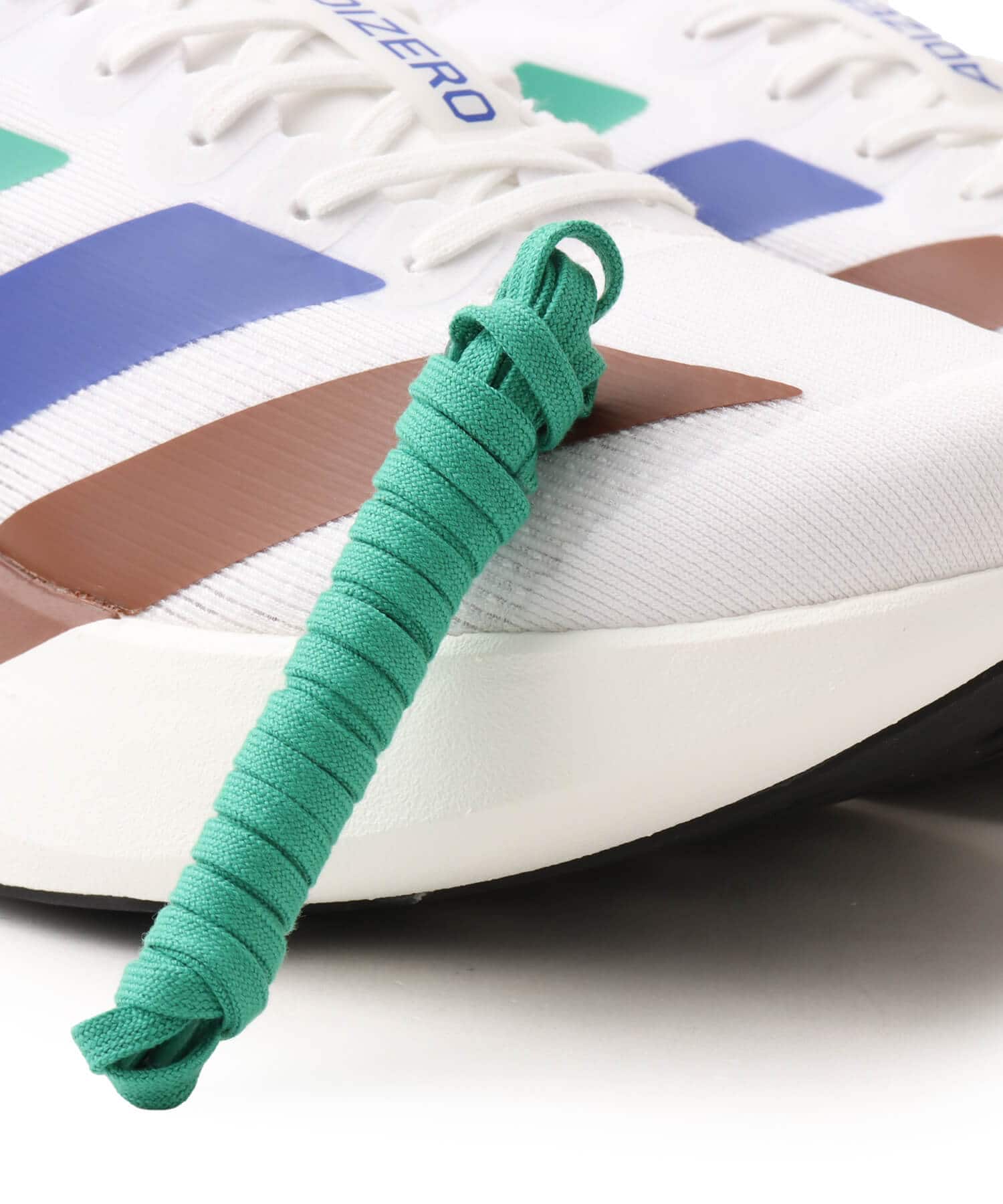 adidas Humanrace Adizero EVO SL by Pharrell Williams FTWWHT/SECOGR/SELUBLの画像