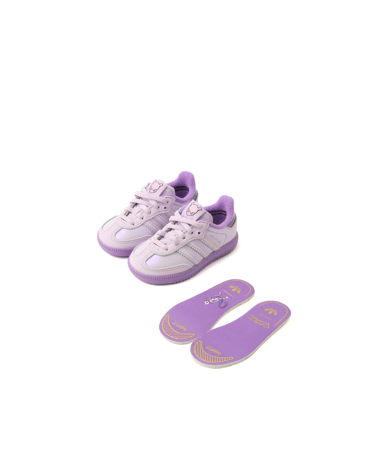 adidas POKEMON SAMBA OG ELASTIC LACE ICELAV/ICELAV/VIOFUSの画像