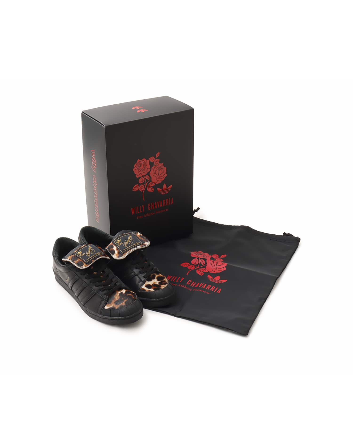 adidas CHAVARRIA JABBAR LOW CBLACK/CBLACK/SUPCOLの画像