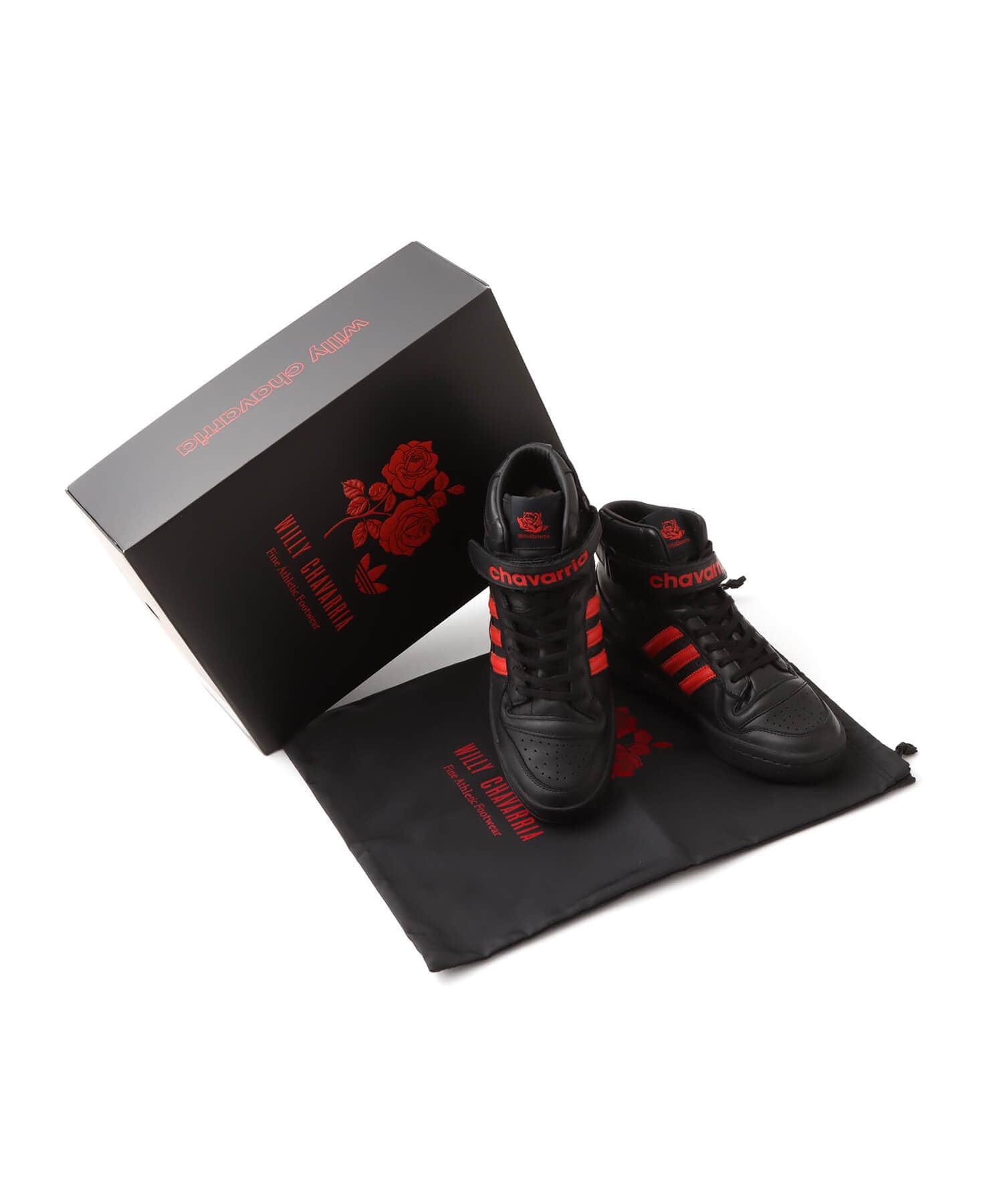 adidas CHAVARRIA FORUM 84 HI CBLACK/CBLACK/REDの画像