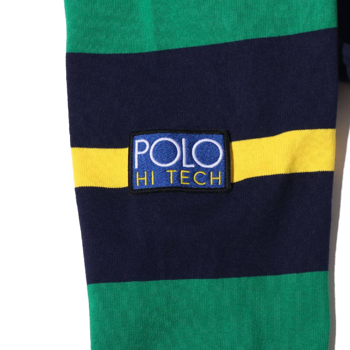 POLO RALPH LAUREN LSYDRUGBY M2-LONG SLEEVE-KNIT GREEN MULTI 18HO-Iの画像
