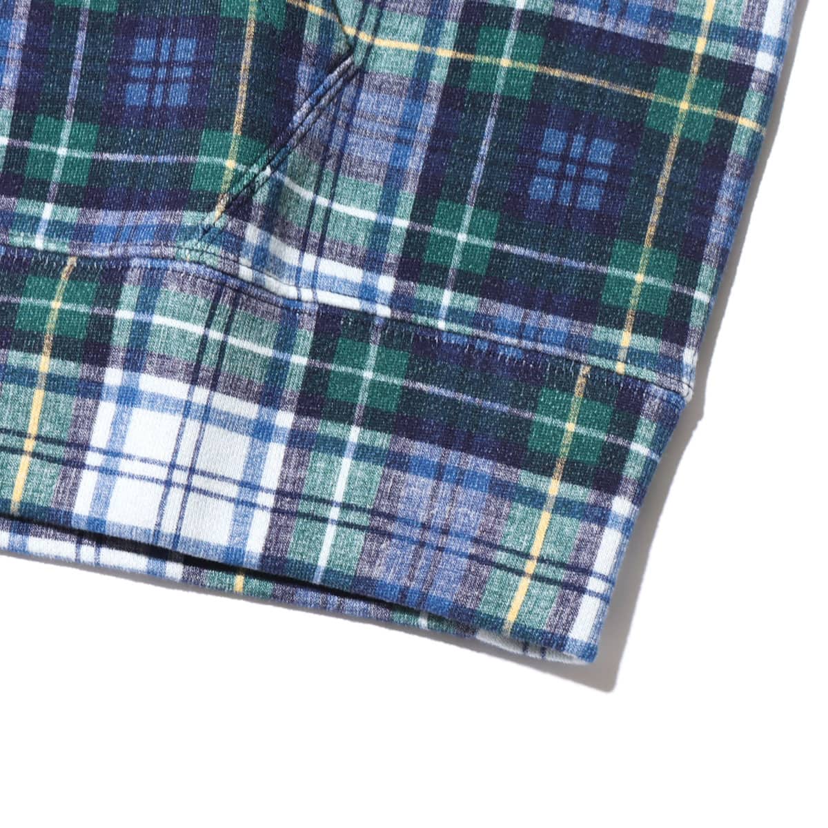 POLO RALPH LAUREN LSPOHOODM2-LONG SLEEVE-SWEATSHIRT GORDON TARTAN/LIGHT SPORT HTR 22SS-Iの画像