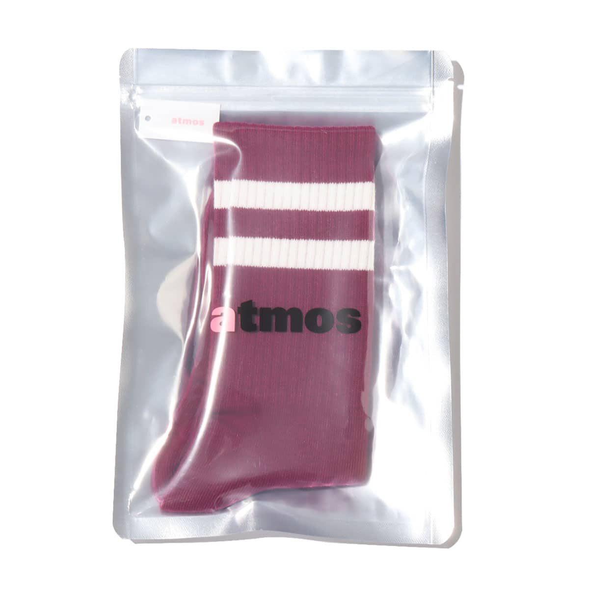 atmos pink GF ラインソックス WINEの画像