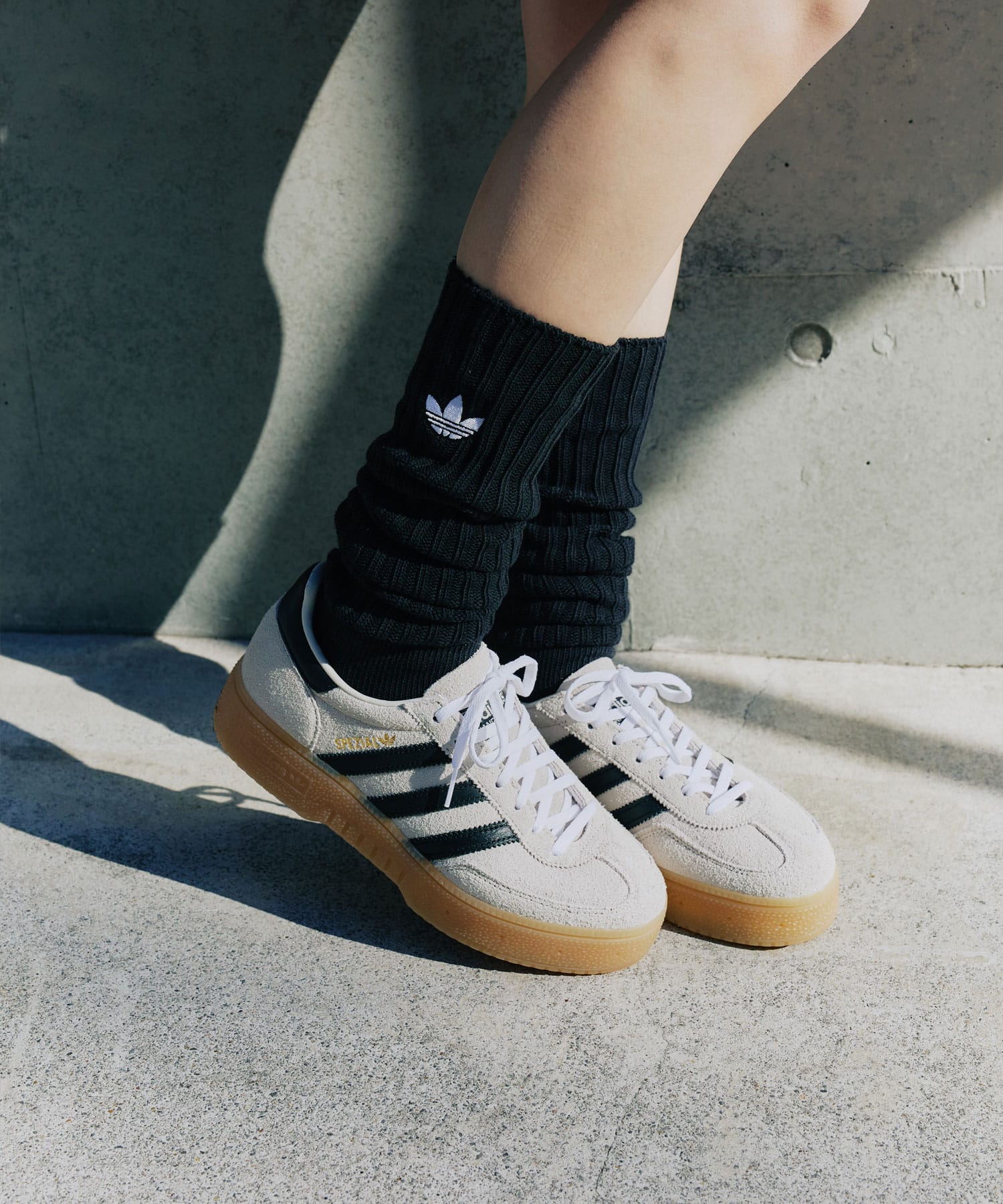 adidas RIB SOCKS 1P ブラックの画像