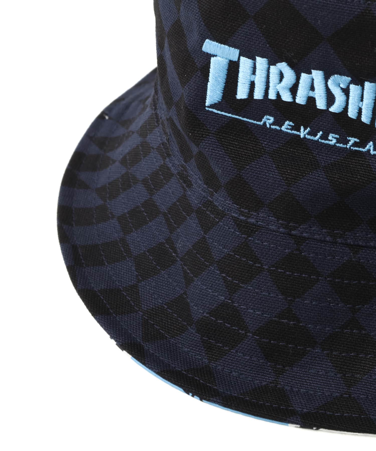 adidas THRASHER x AFA ARGENTINA BUCKET HAT ナイトネイビー/ライトブルーの画像