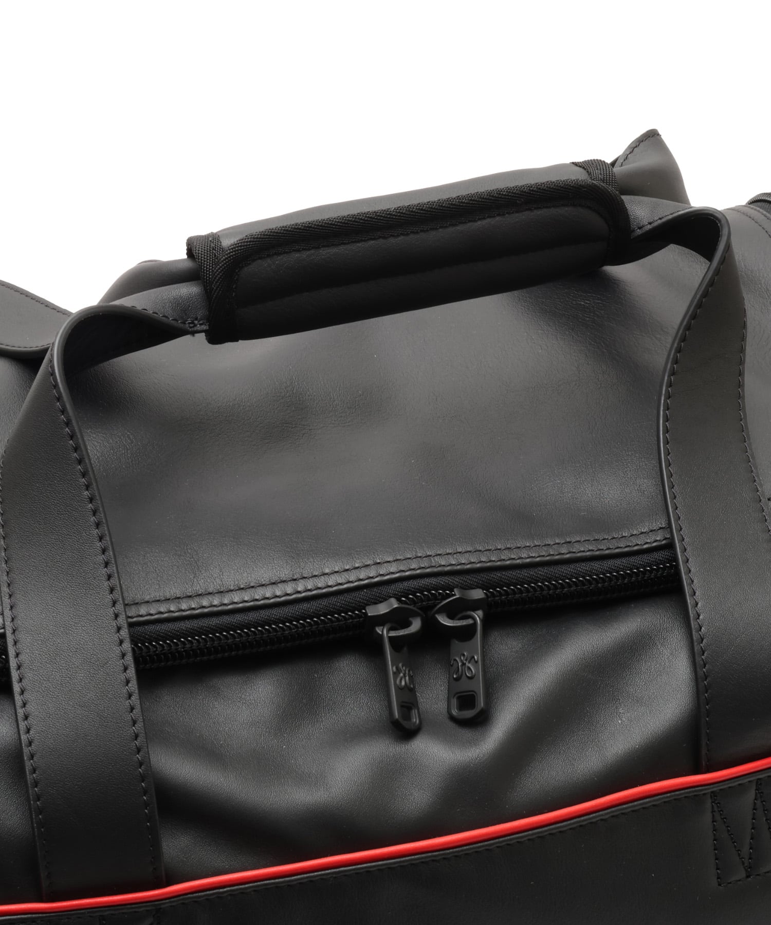 adidas CHAVARRIA PREMIUM LEATHER GYM BAG ブラックの画像