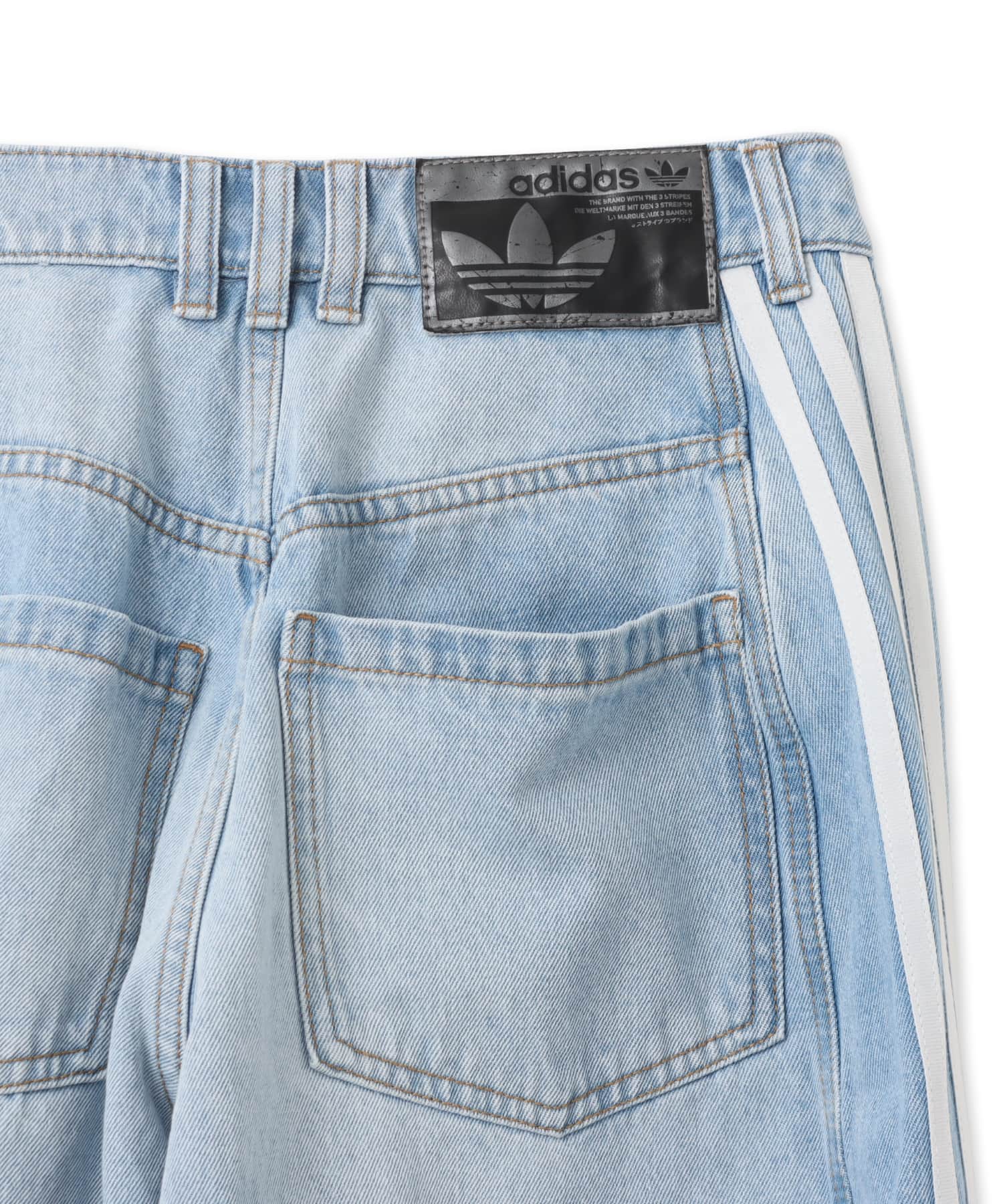 adidas ADILENIUM 5.0  BANANA DENIM ライトブルーの画像