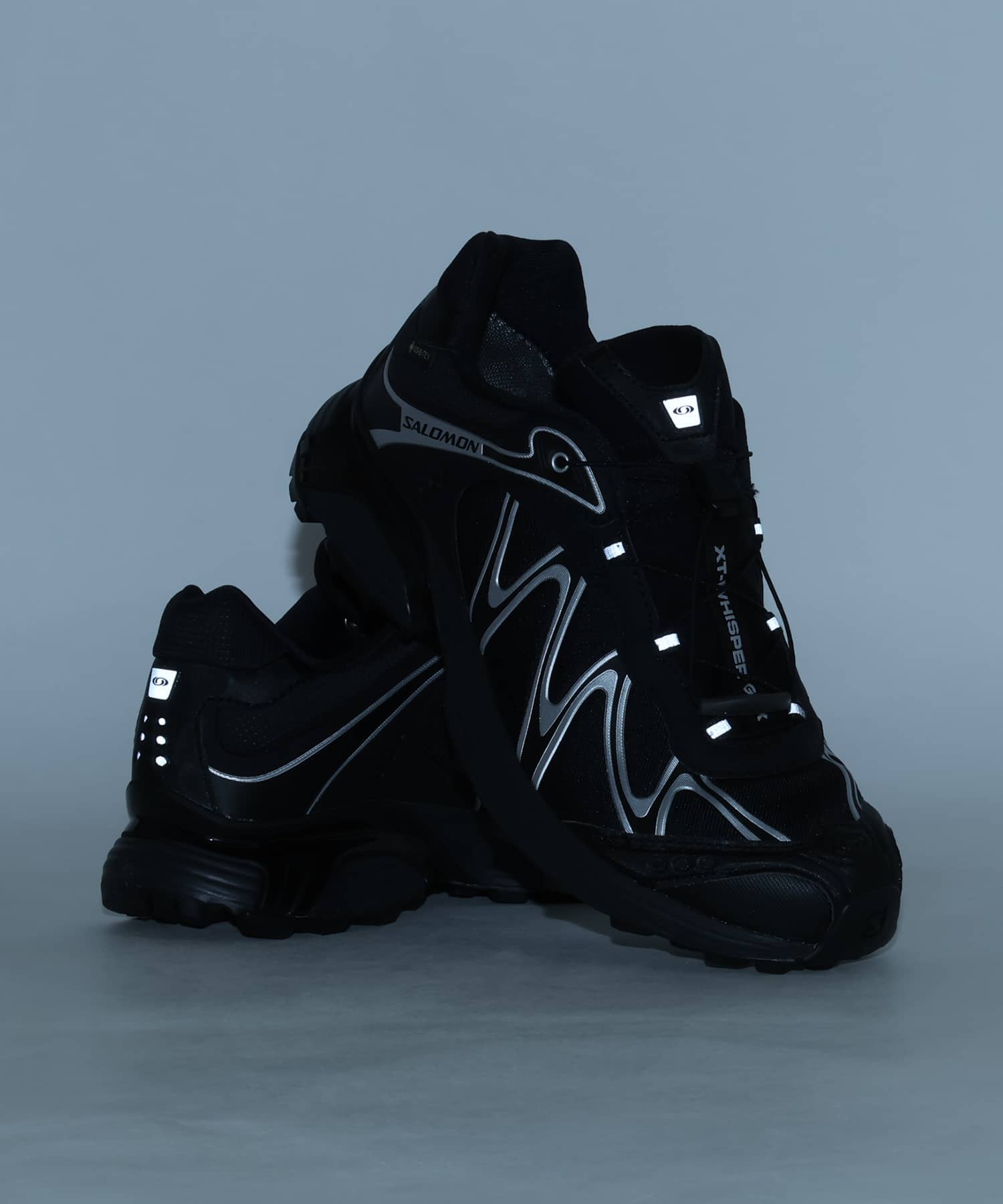 SALOMON XT-WHISPER GTX BLACK/BLACK/FTW SILVERの画像