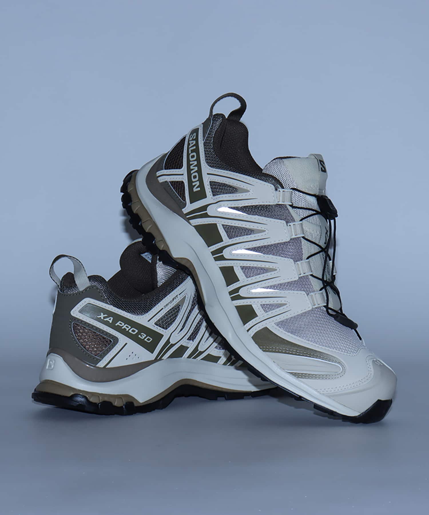 SALOMON XA PRO 3D Stone Gray/Almond Milk/Blackの画像