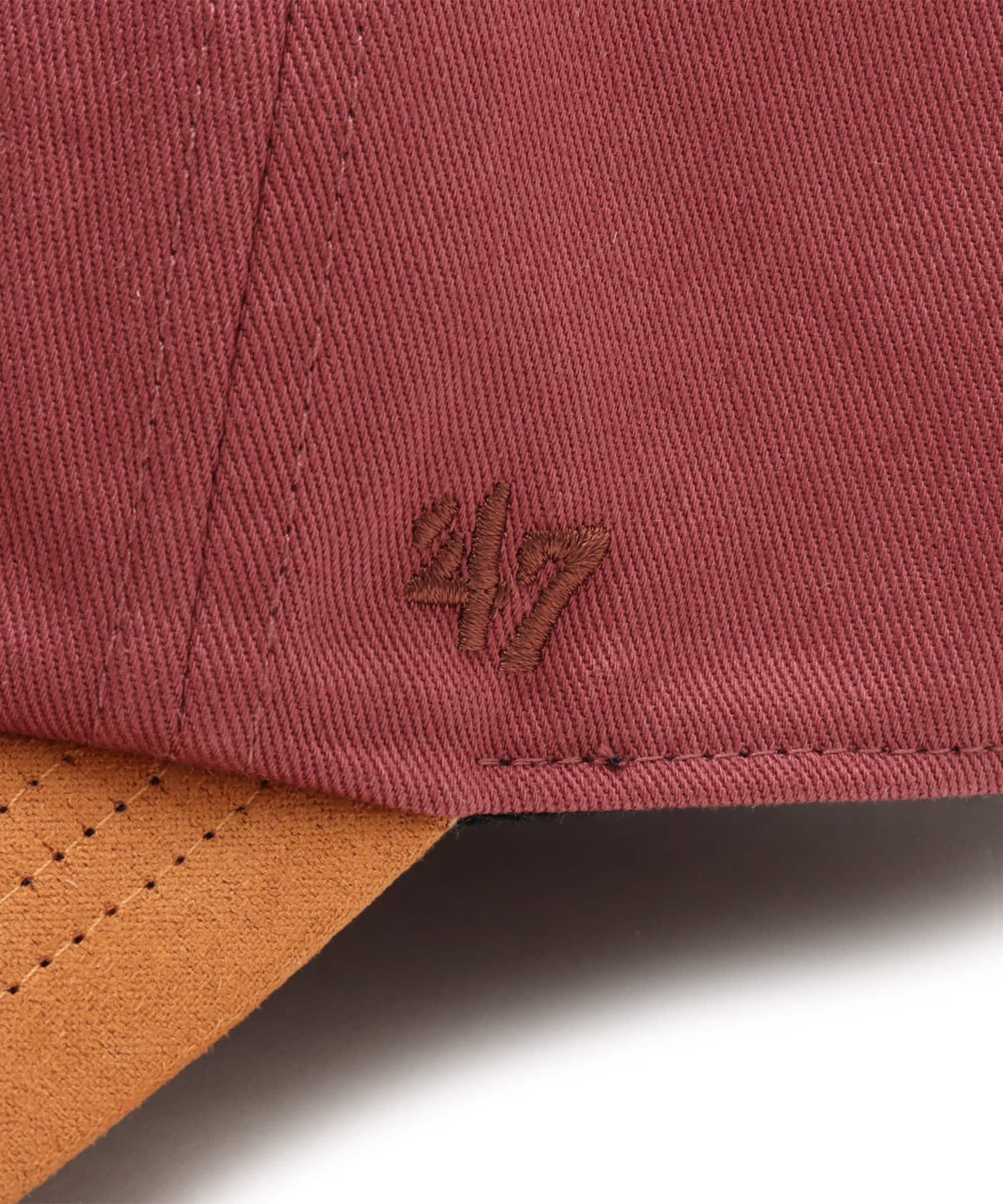 New Balance NB by '47 Canvas & Suede Clean Up Cap モナークバーガンディヘザーの画像