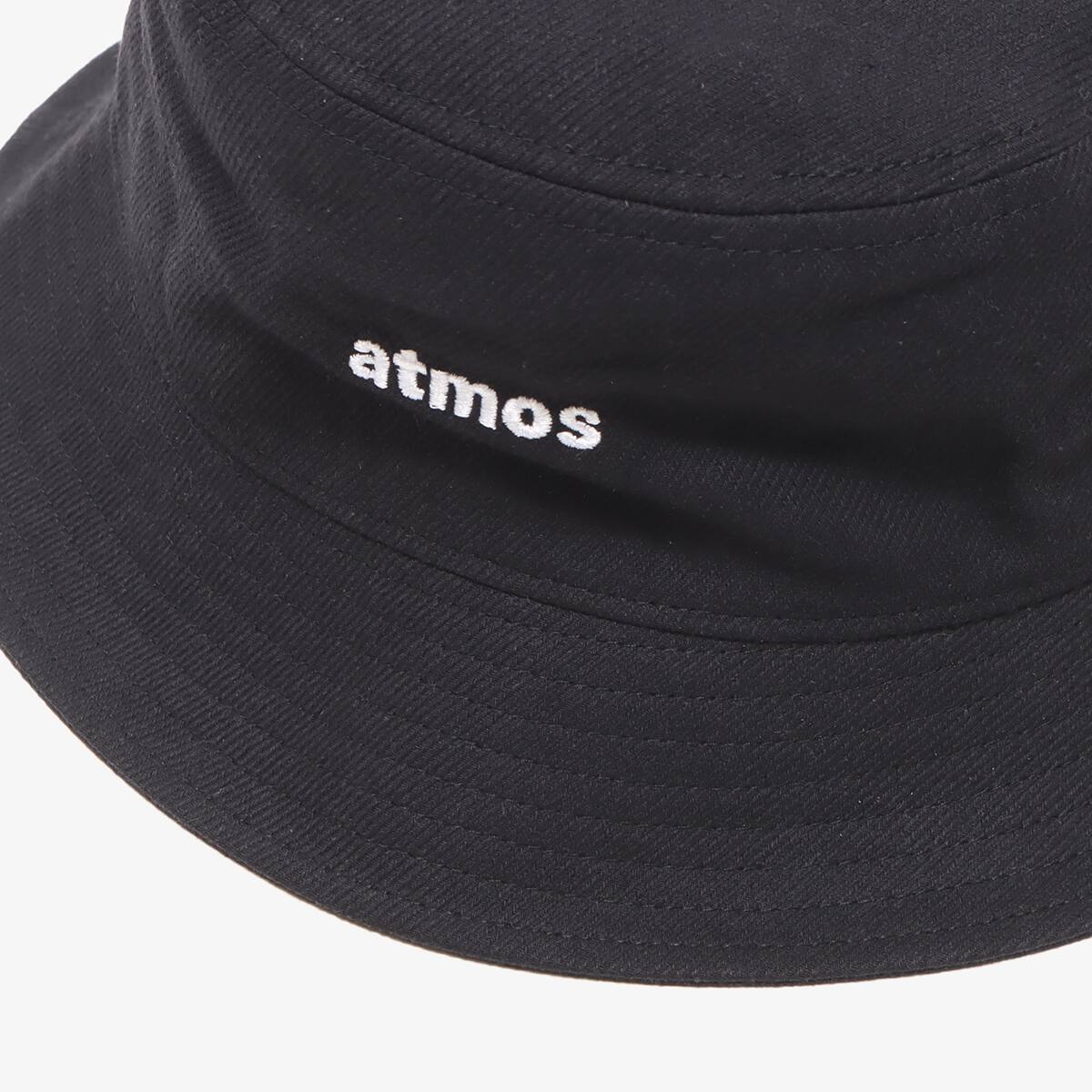 atmos Logo Bucket Hat BLACKの画像