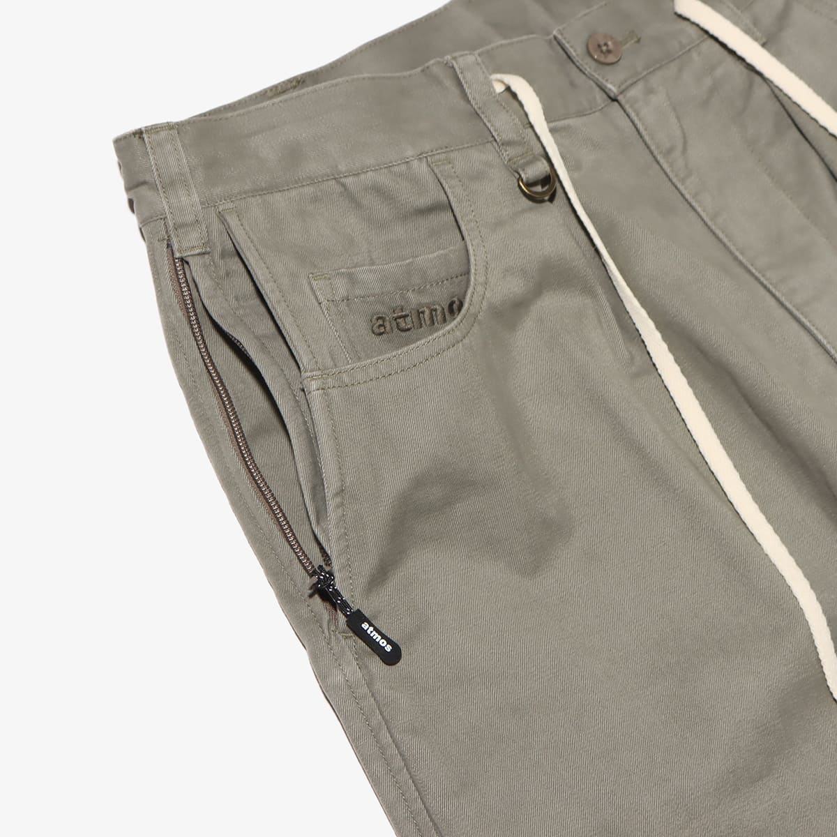 atmos Baggy Tapered Chino Pants KHAKIの画像