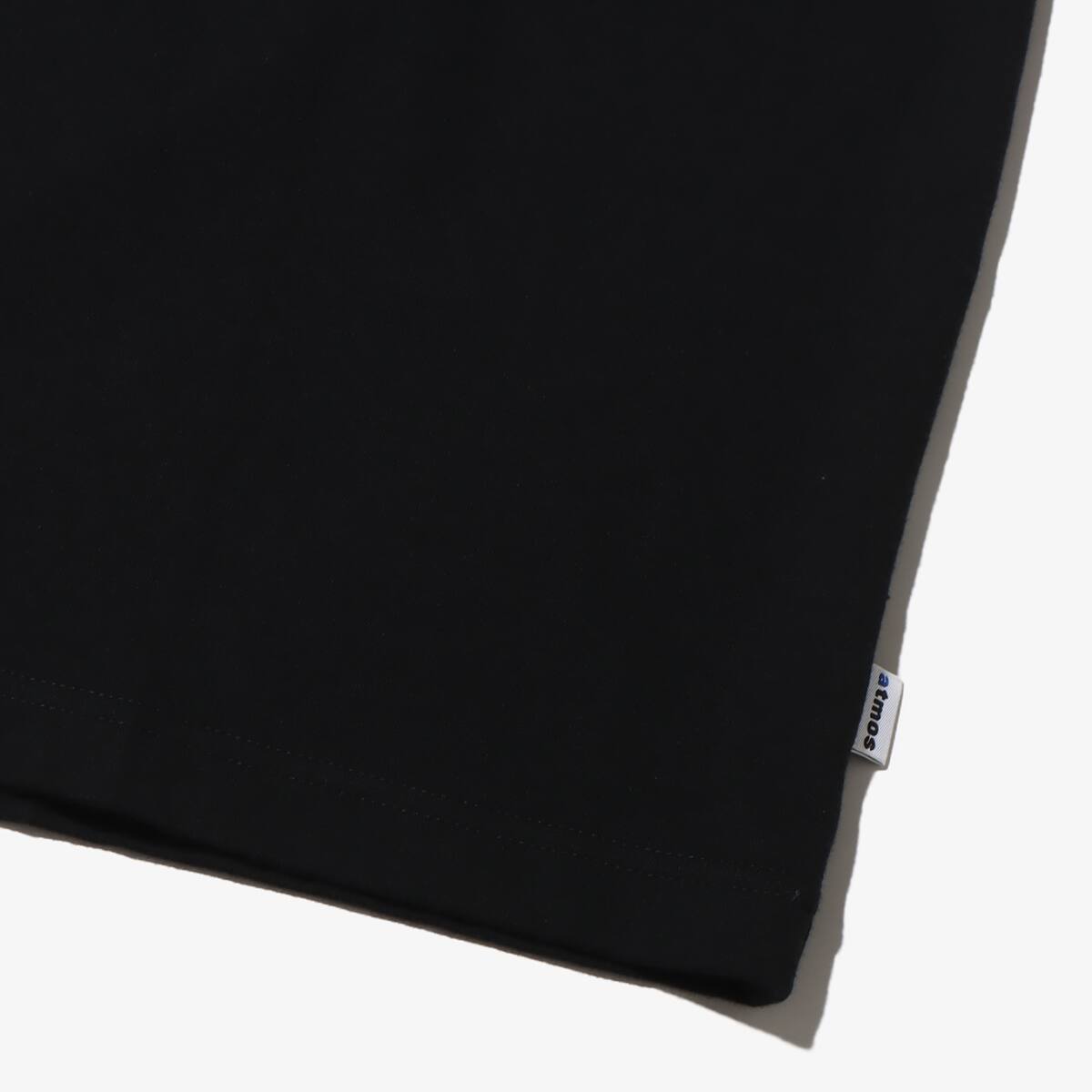 atmos Vintage college logo T-Shirts BLACKの画像