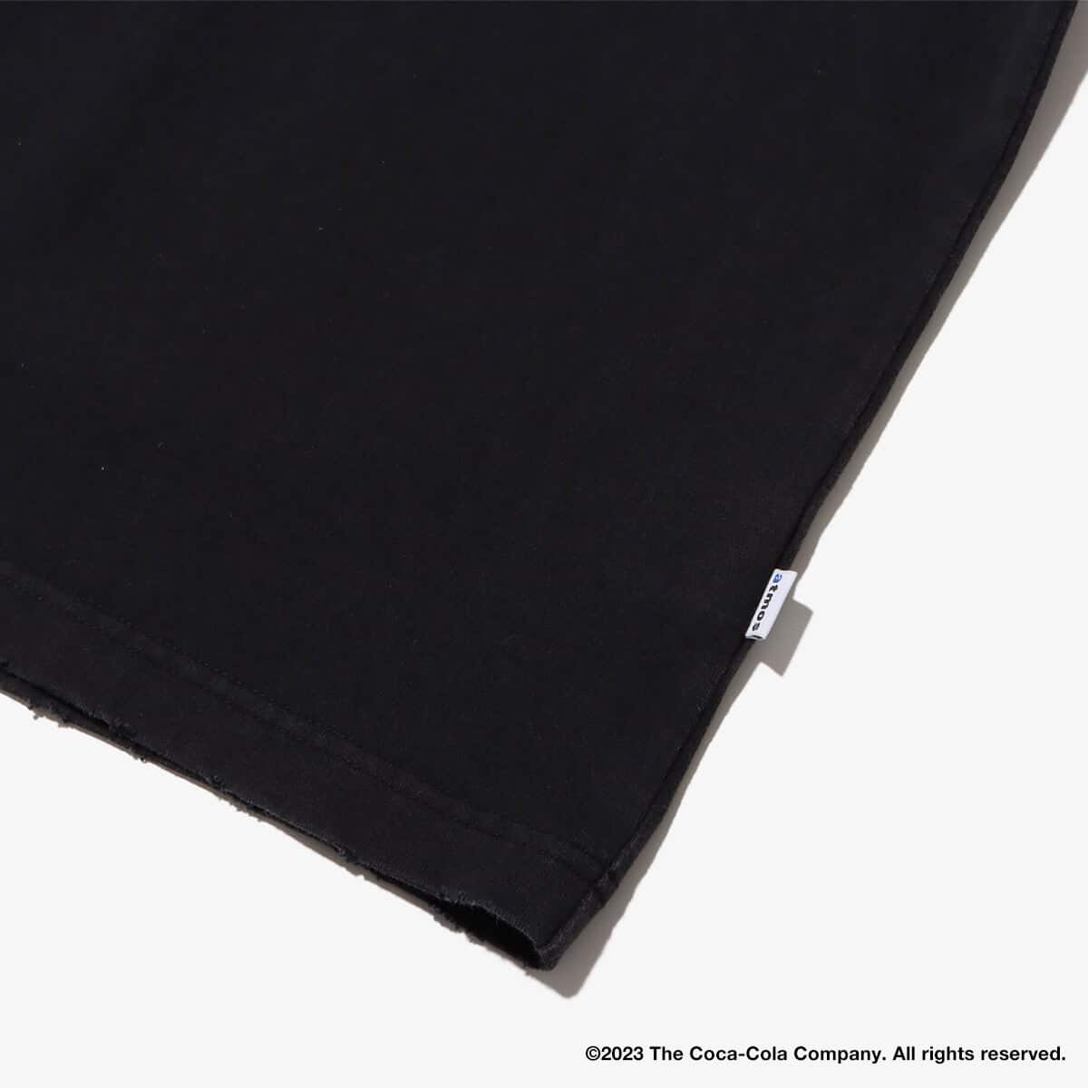 Coca Cola | atmos Metallic Logo T-shirts BLACKの画像