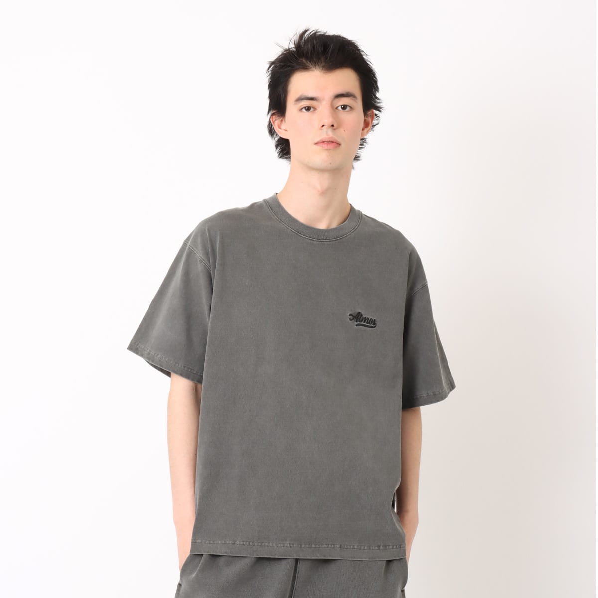atmos Pigment T-shirt BLACKの画像