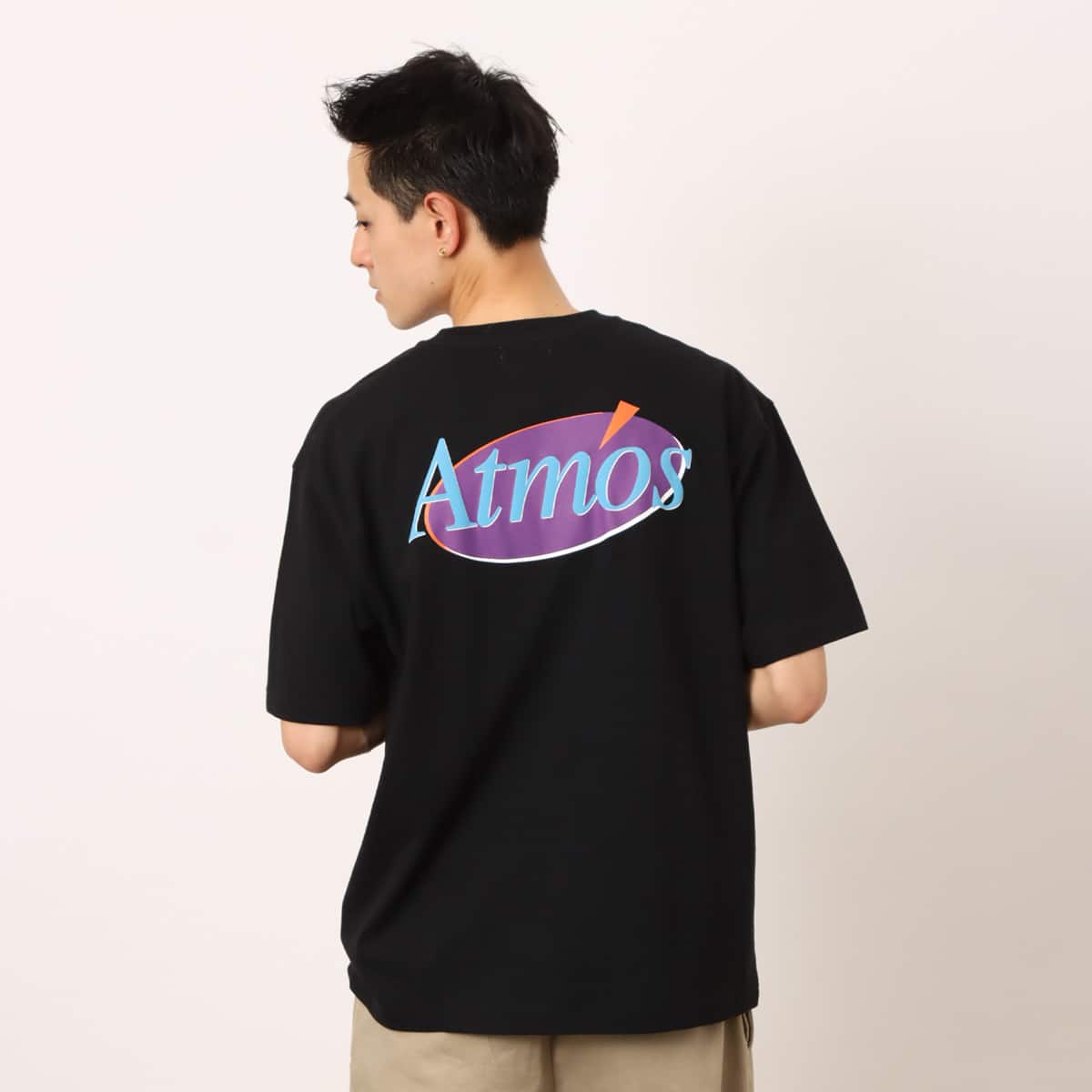 atmos Back Logo T-shirt BLACKの画像