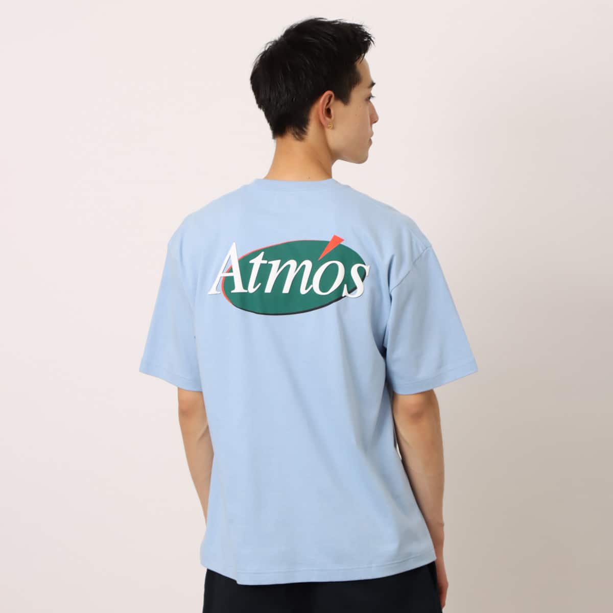atmos Back Logo T-shirt BLUEの画像
